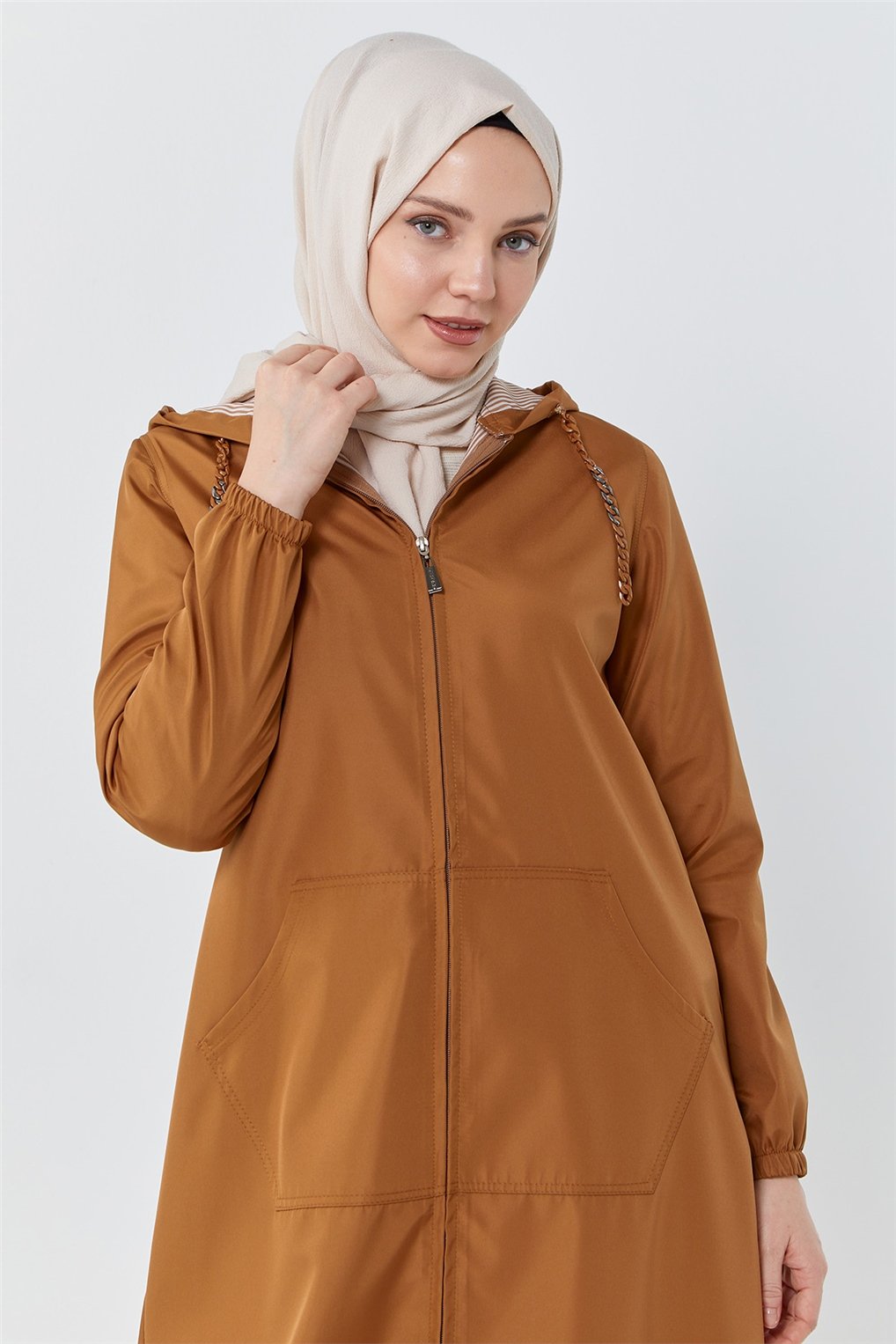 SİTARE ÇİZGİLİ BONDİT GİY ÇIK 230581- Taba
