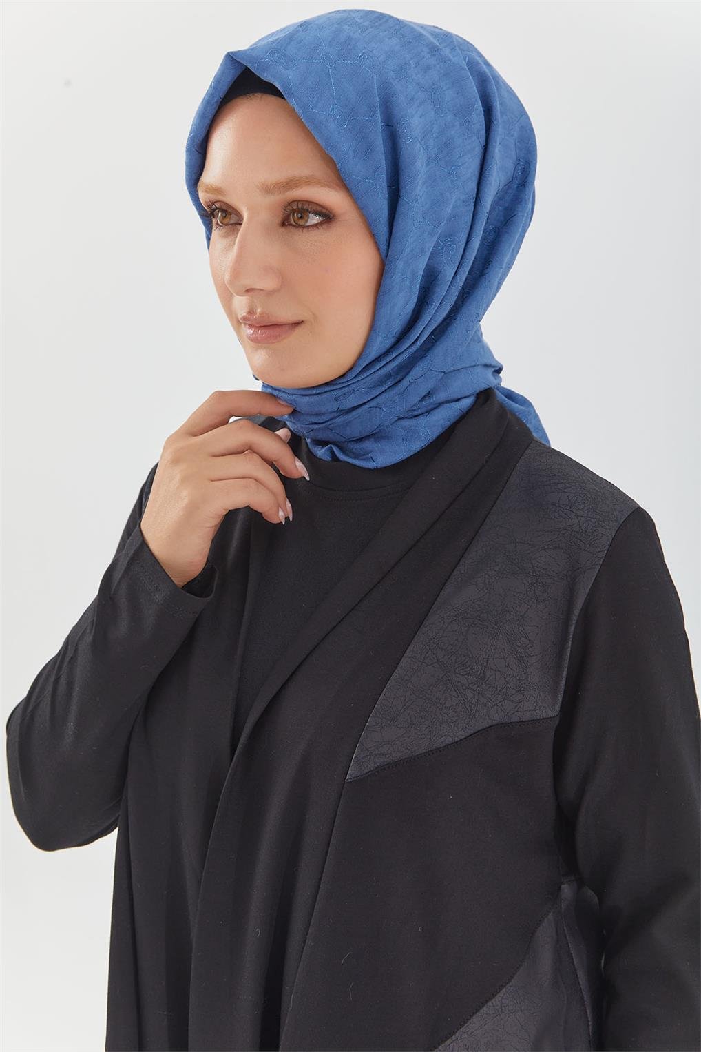 SİTARE EFİLLA KRİSTAL DERİLİ GİYÇIK 22235- Siyah