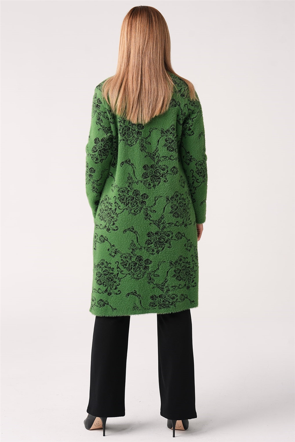 SİTARE GÜL DESENLİ HIRKA 9998- BENETTON