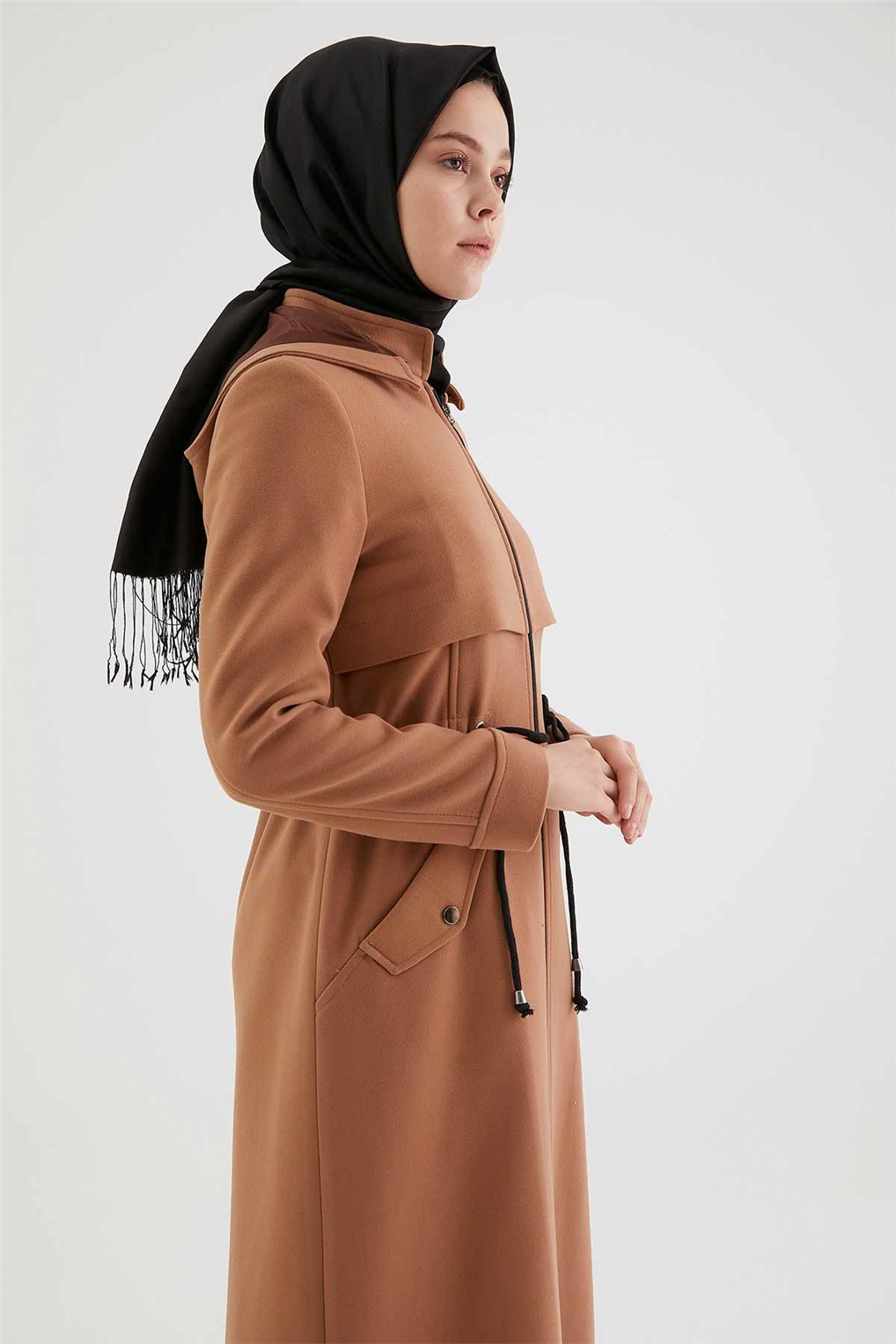 Sitare Kaşmir Kaban 21K750- Camel