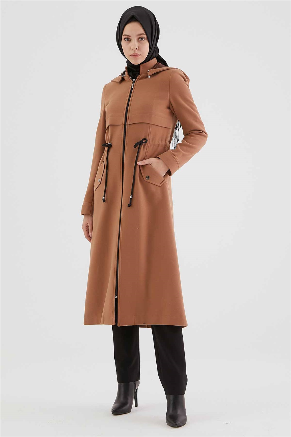 Sitare Kaşmir Kaban 21K750- Camel
