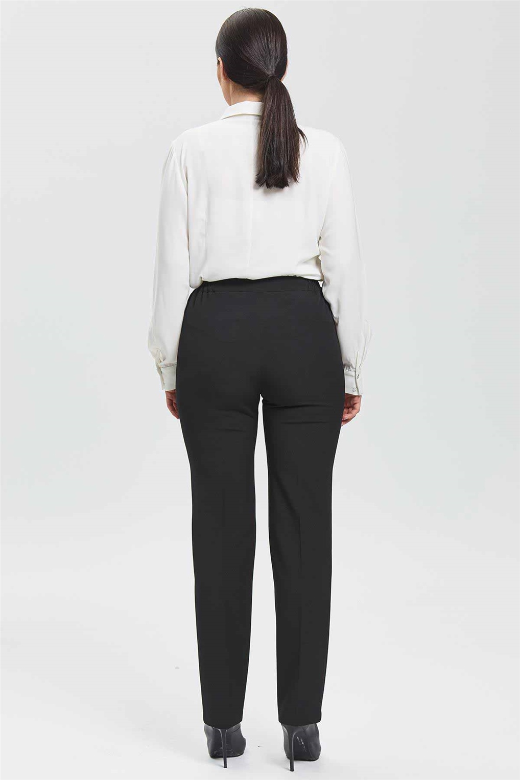 Sitare Lastikli Pantolon 20YPN20Y4010- Siyah