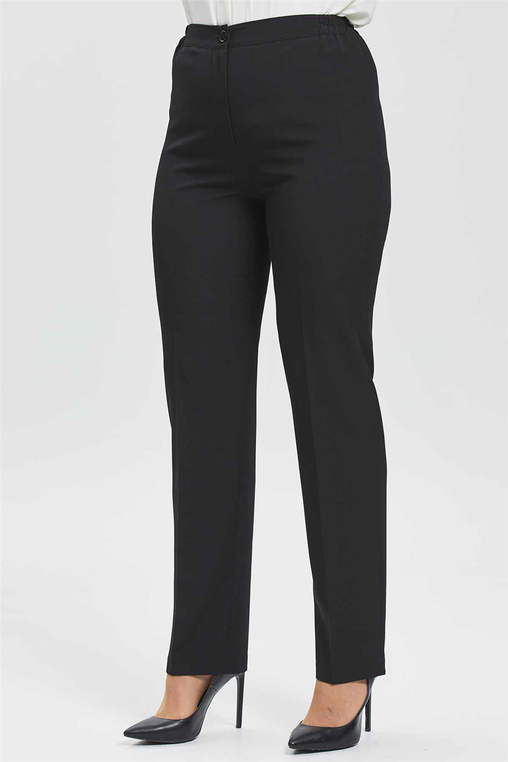 Sitare Lastikli Pantolon 20YPN20Y4010- Siyah