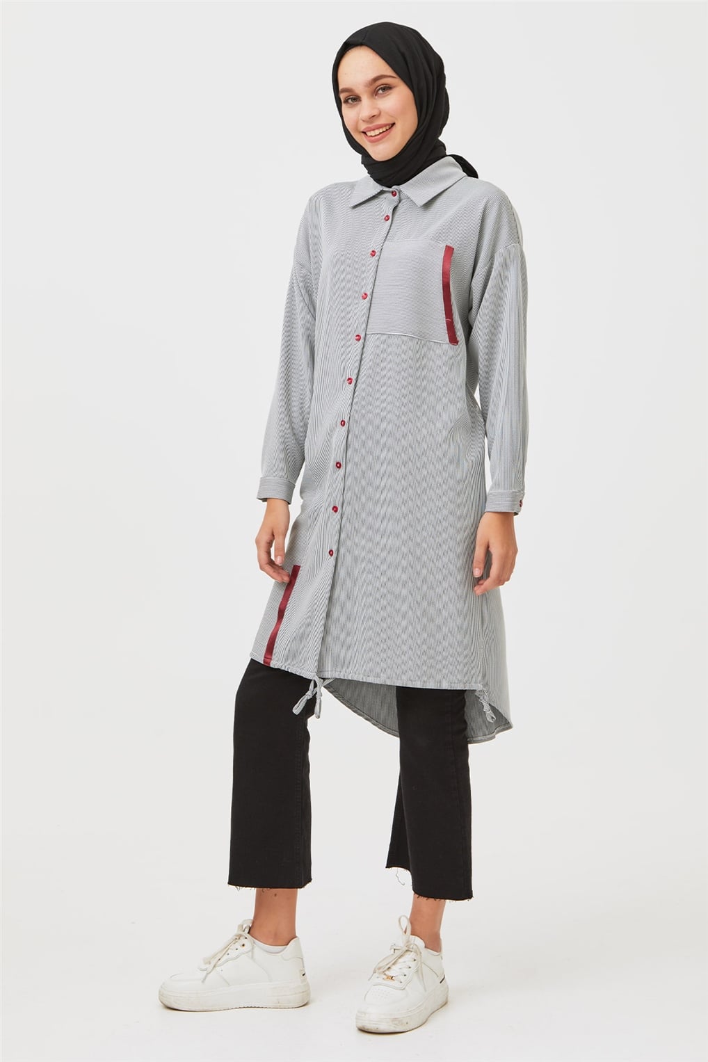 Sitare Nokta Adana Tunik- Siyah