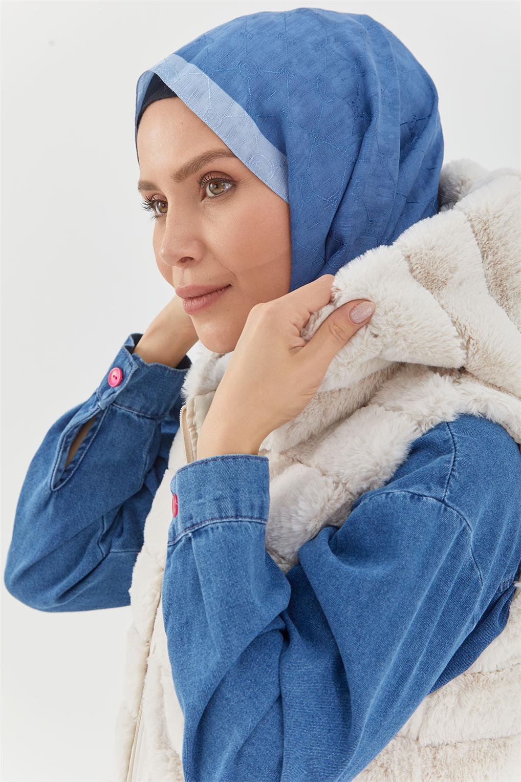 SİTARE PELUŞ ELYAF YELEK 244053- Bej