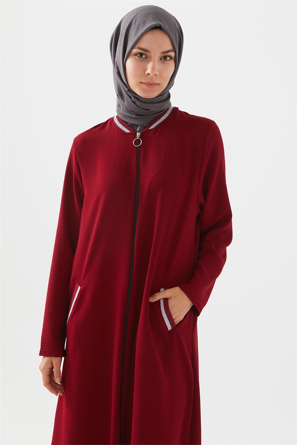 Sitare Ribanalı Giy-Çık 21YESBUFR2005- Bordo
