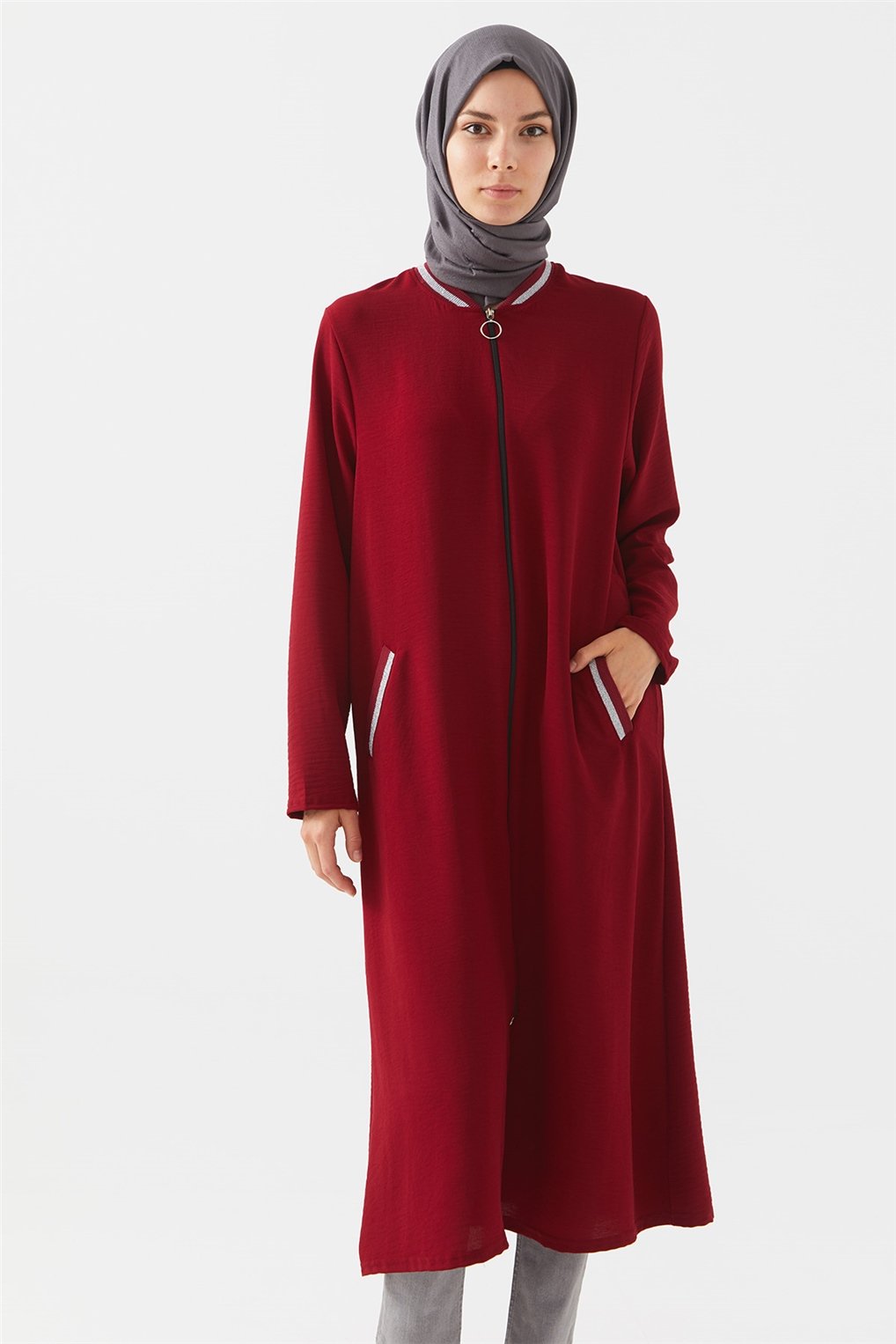 Sitare Ribanalı Giy-Çık 21YESBUFR2005- Bordo