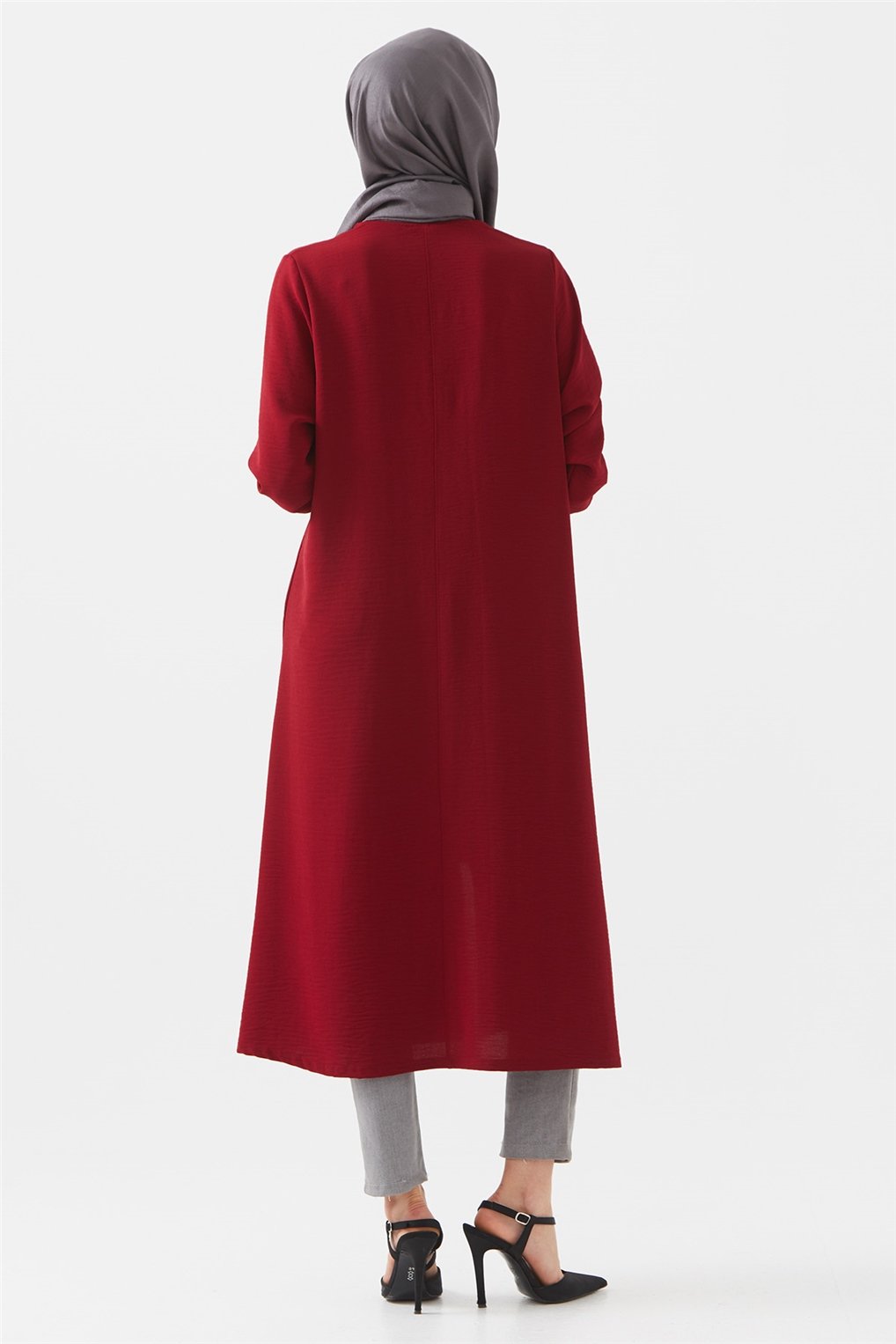 Sitare Ribanalı Giy-Çık 21YESBUFR2005- Bordo