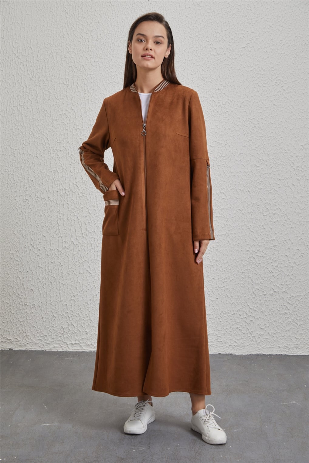 Sitare Ribanalı Giy-Çık 22K1173- Camel