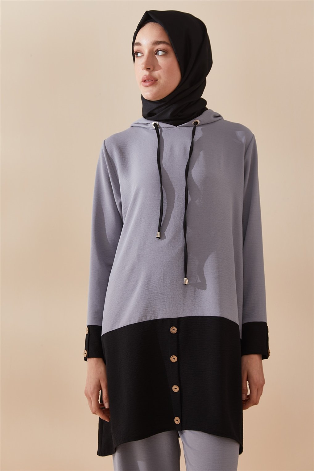 Sitare Tunik Takım 21YECETK505- Gri