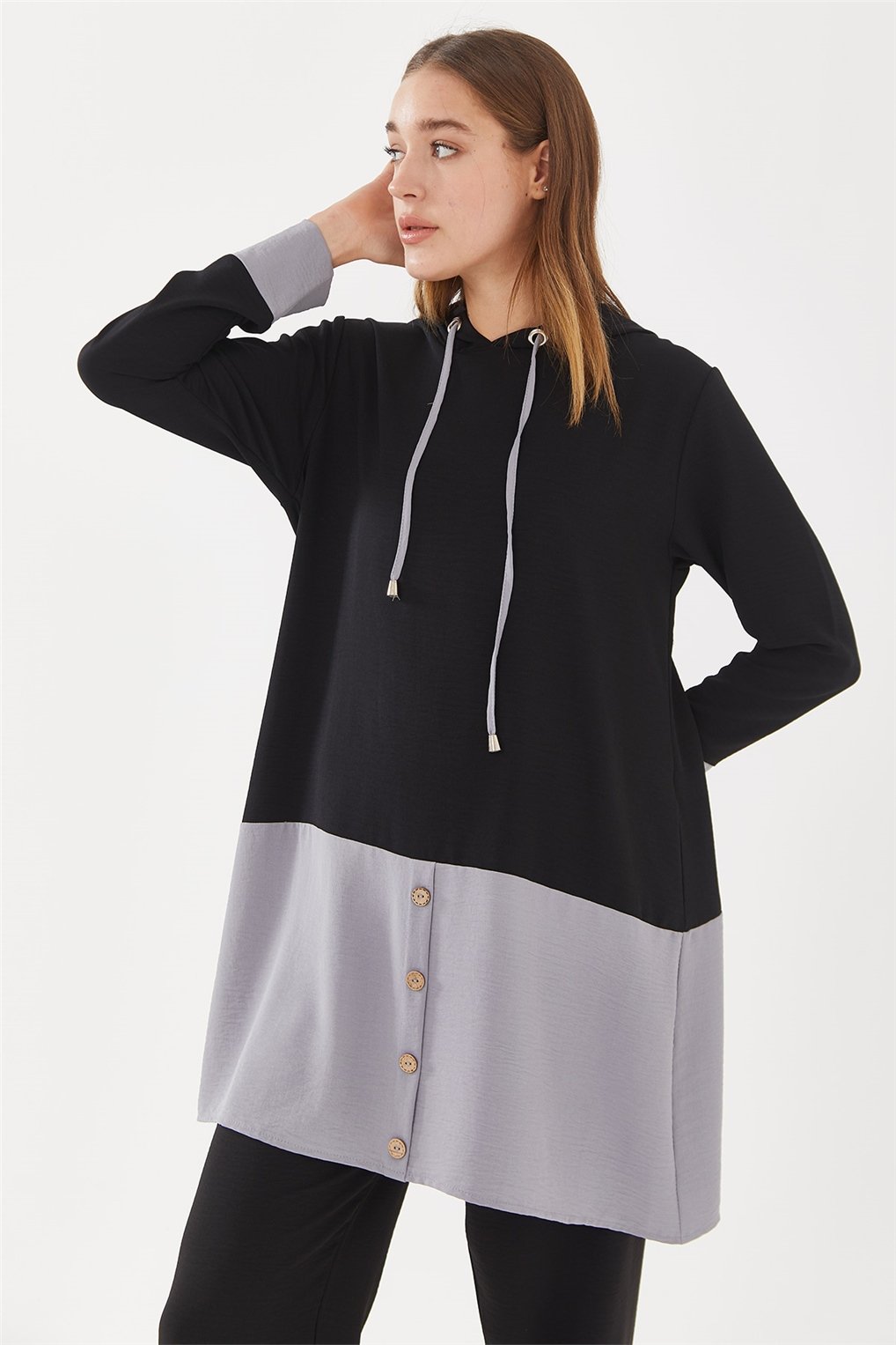 Sitare Tunik Takım 21YECETK505- Siyah