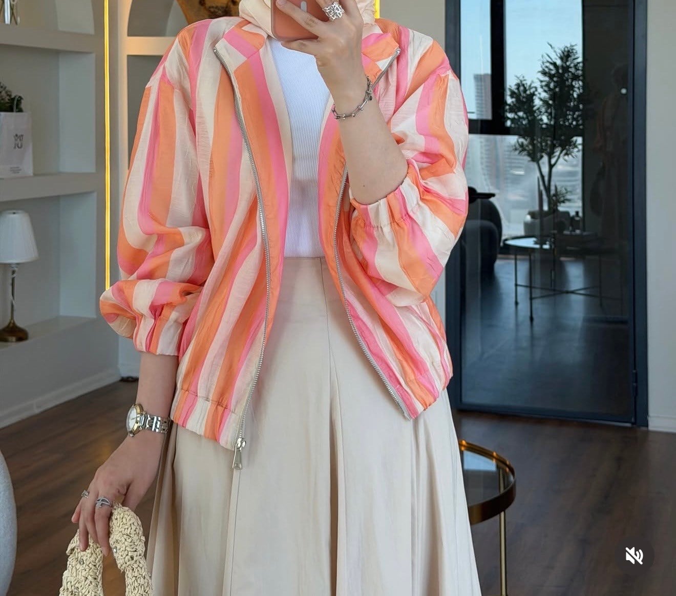 1706 Zara Muadil Renkli Ceket