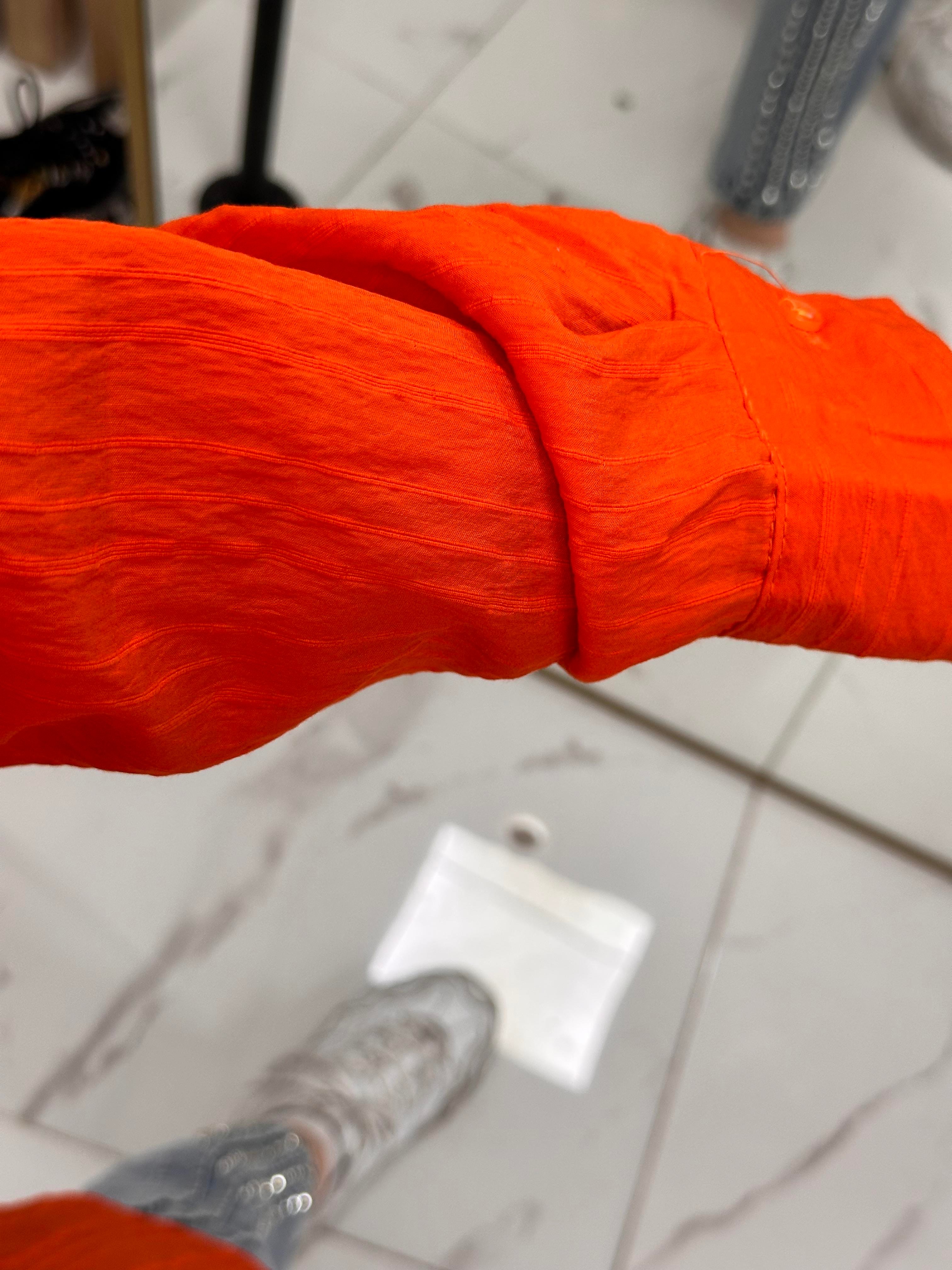 3418 Samsa Gömlek Turuncu