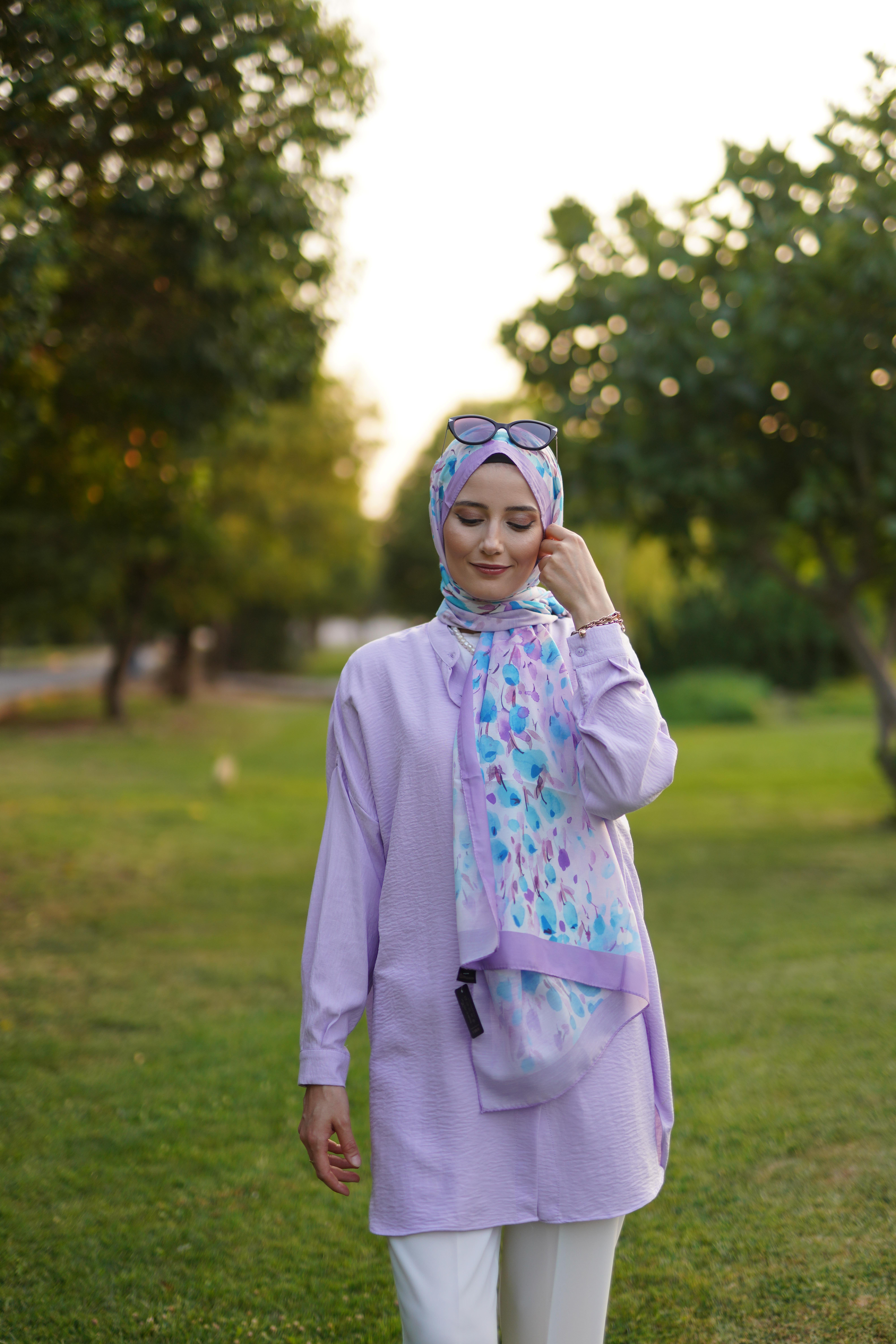 Ada Gömlek Soft Lila