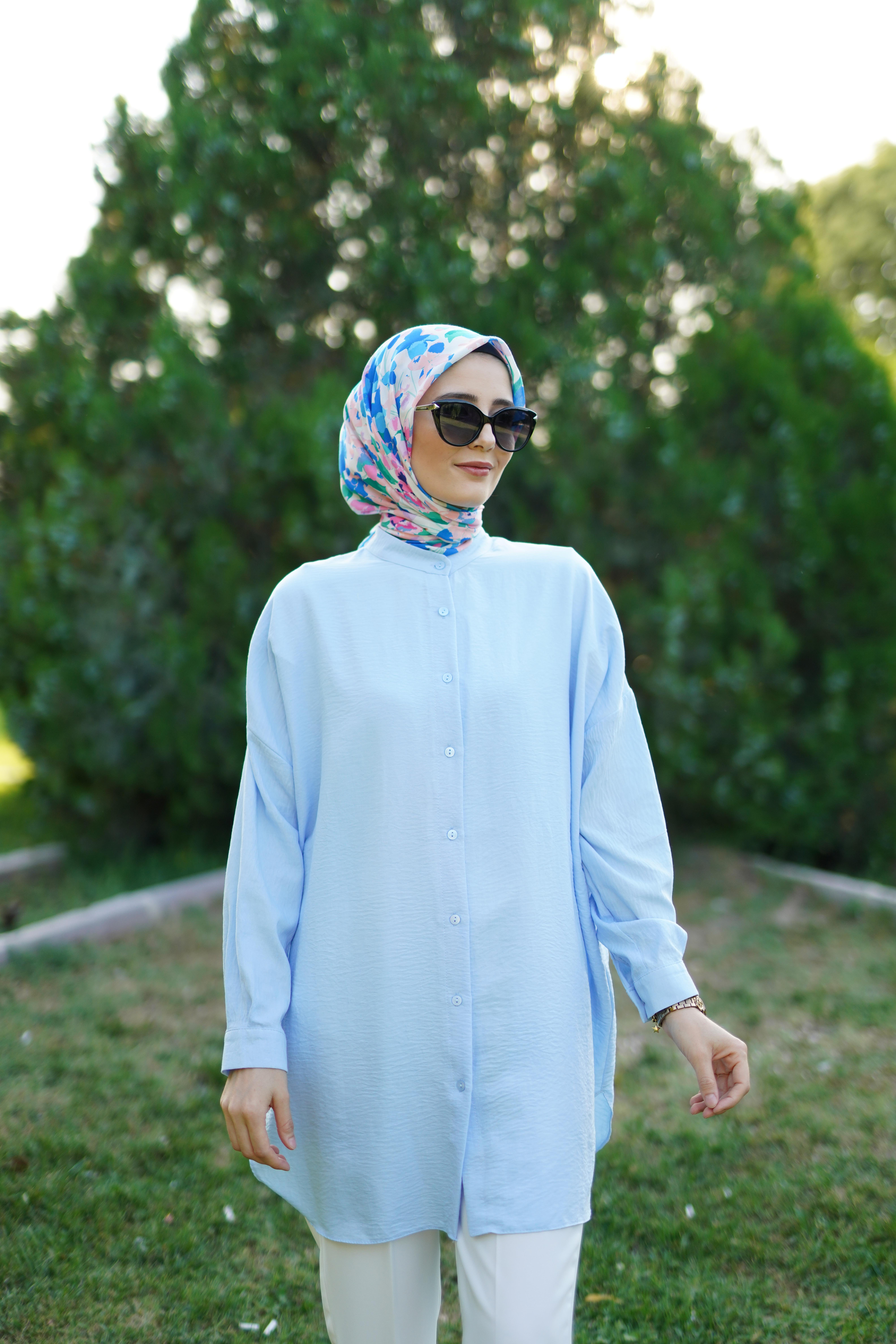 Ada Gömlek Soft Mavi