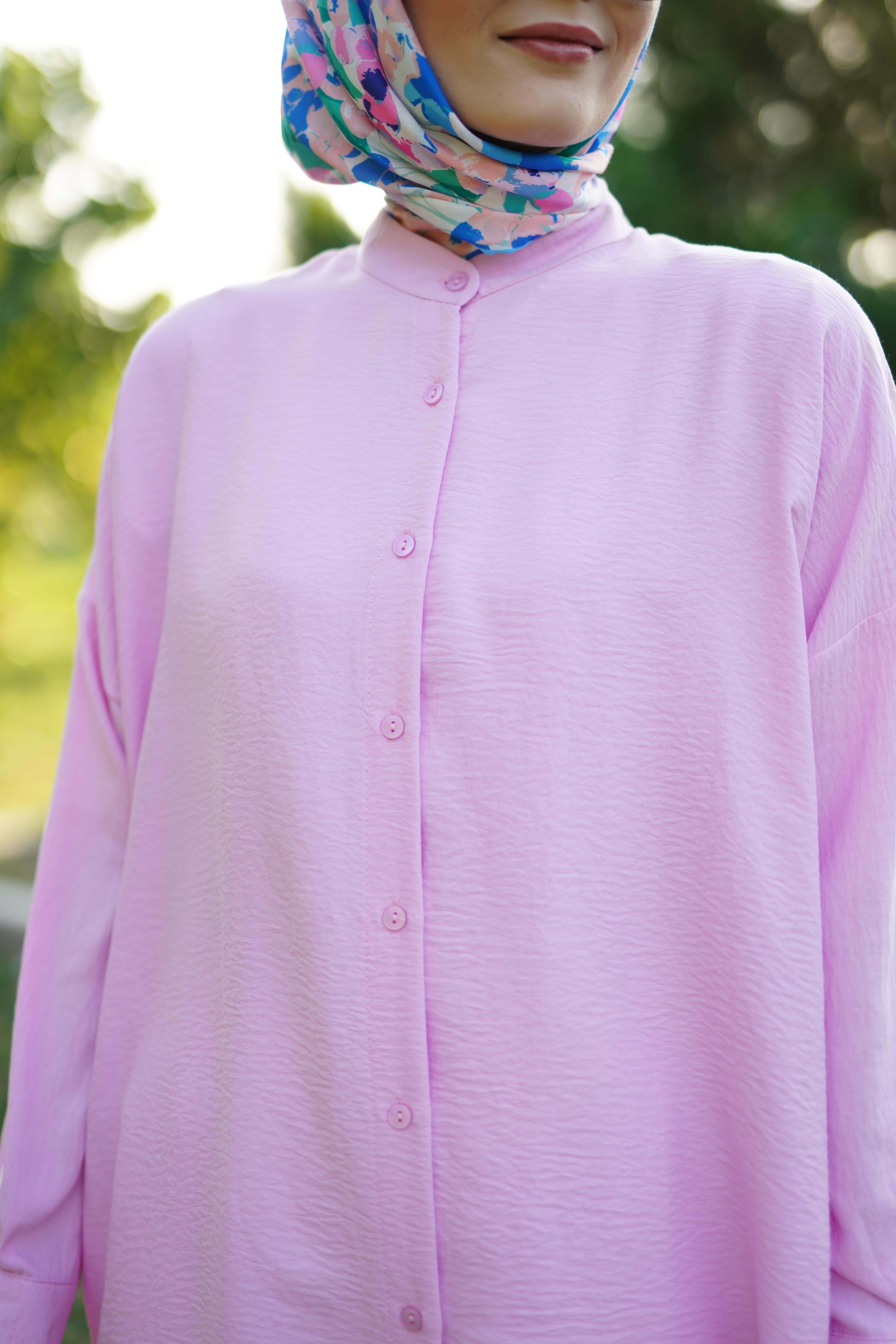 Ada Gömlek Soft Pembe