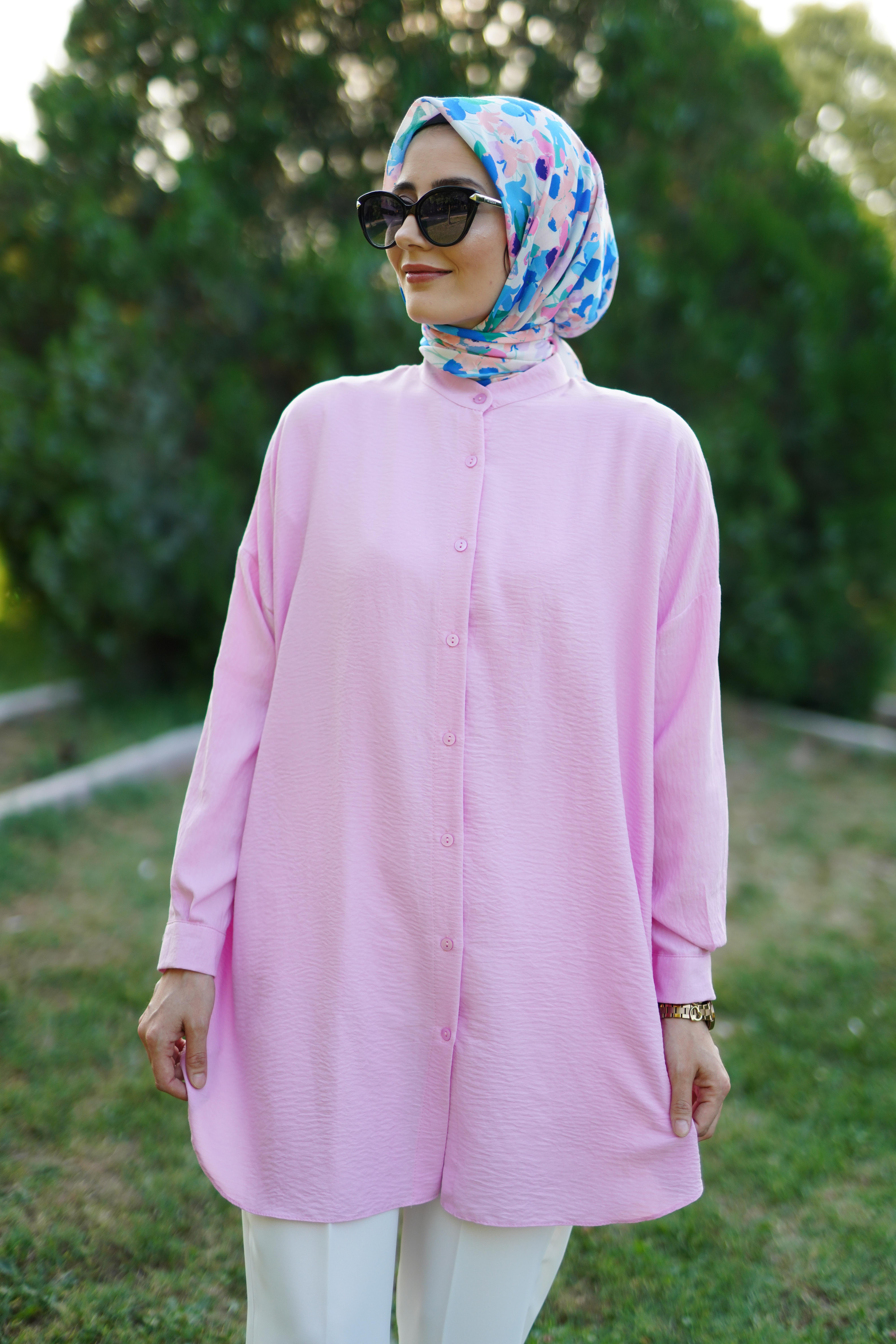 Ada Gömlek Soft Pembe