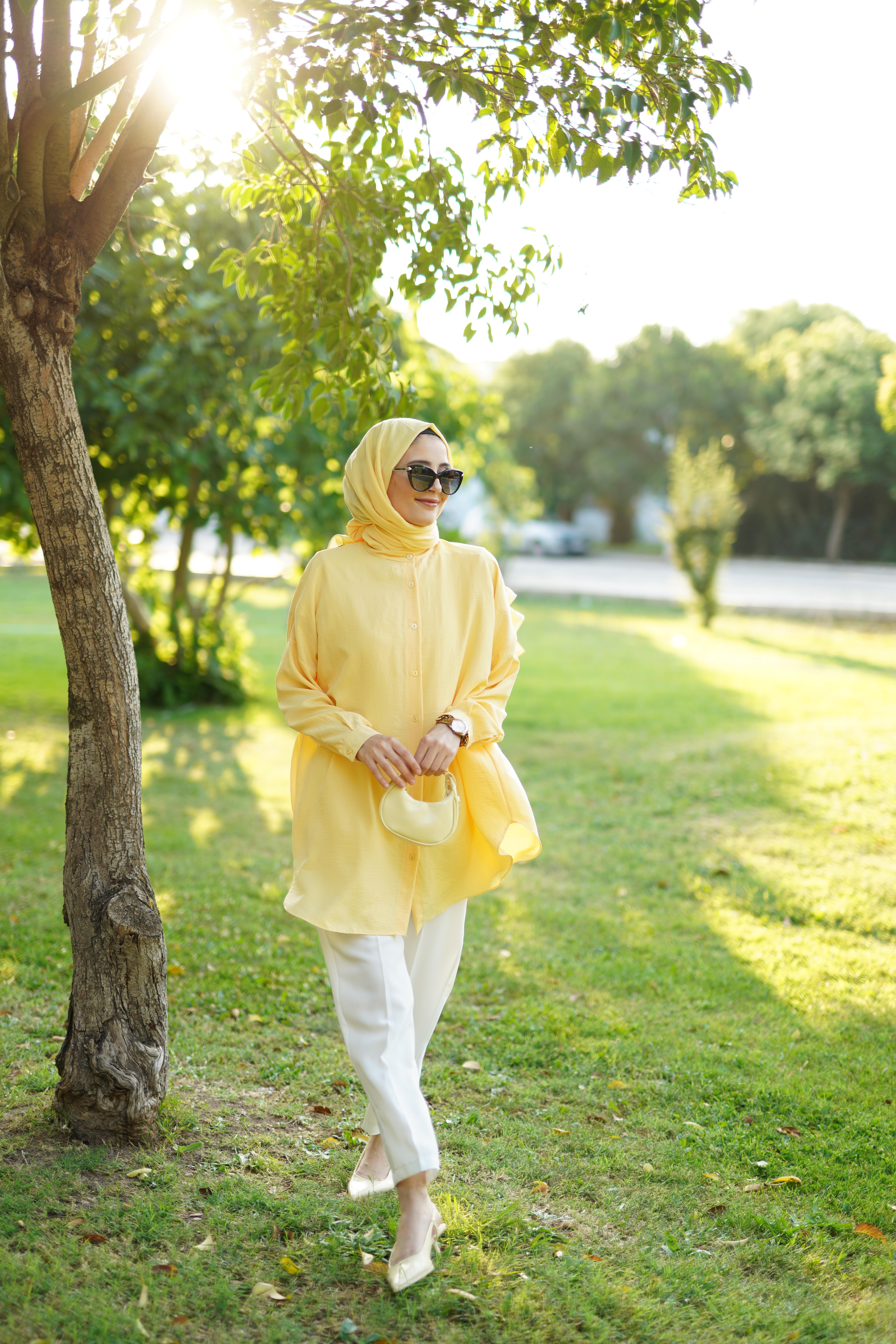 Ada Gömlek Soft Sarı