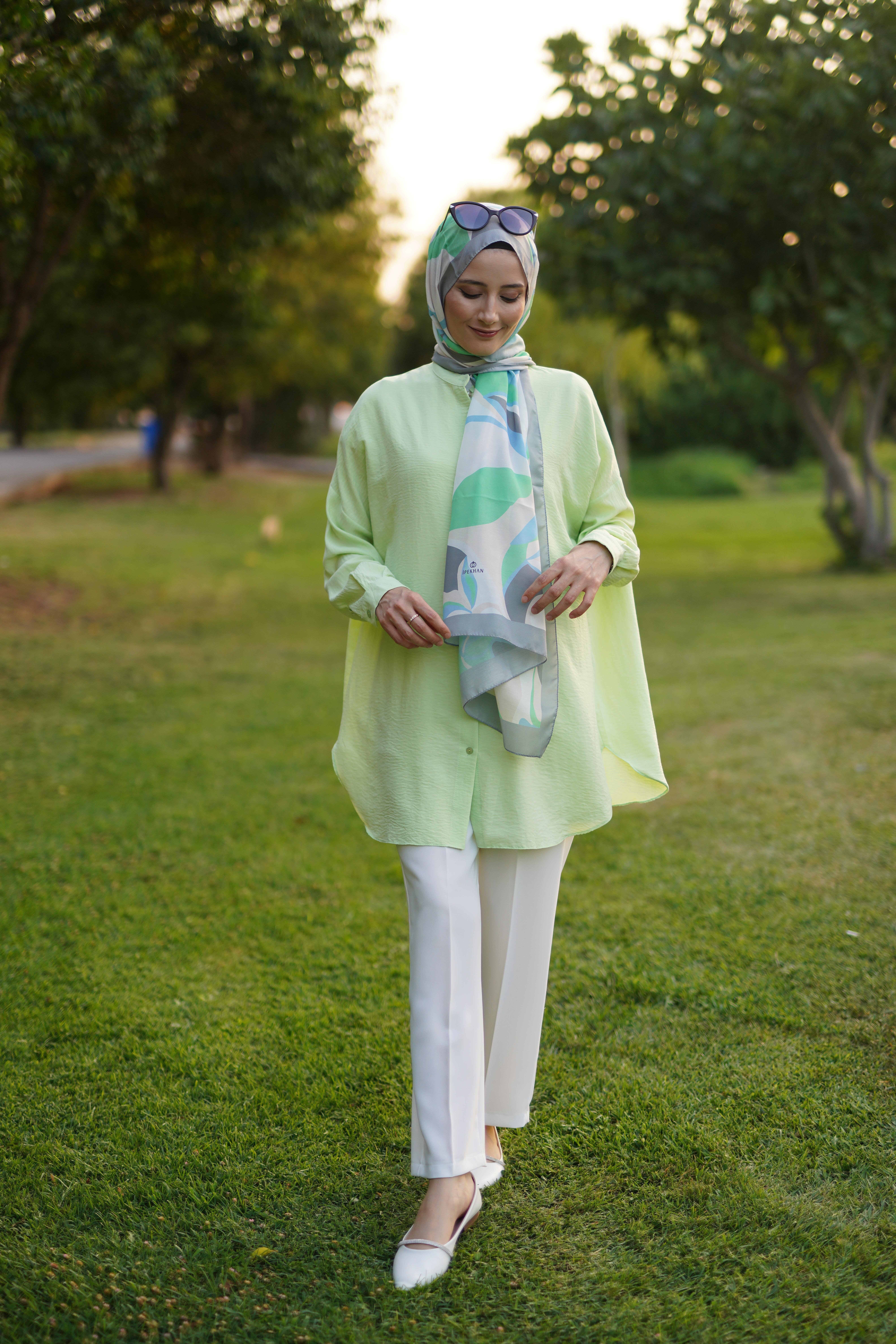 Ada Gömlek Soft Yeşil