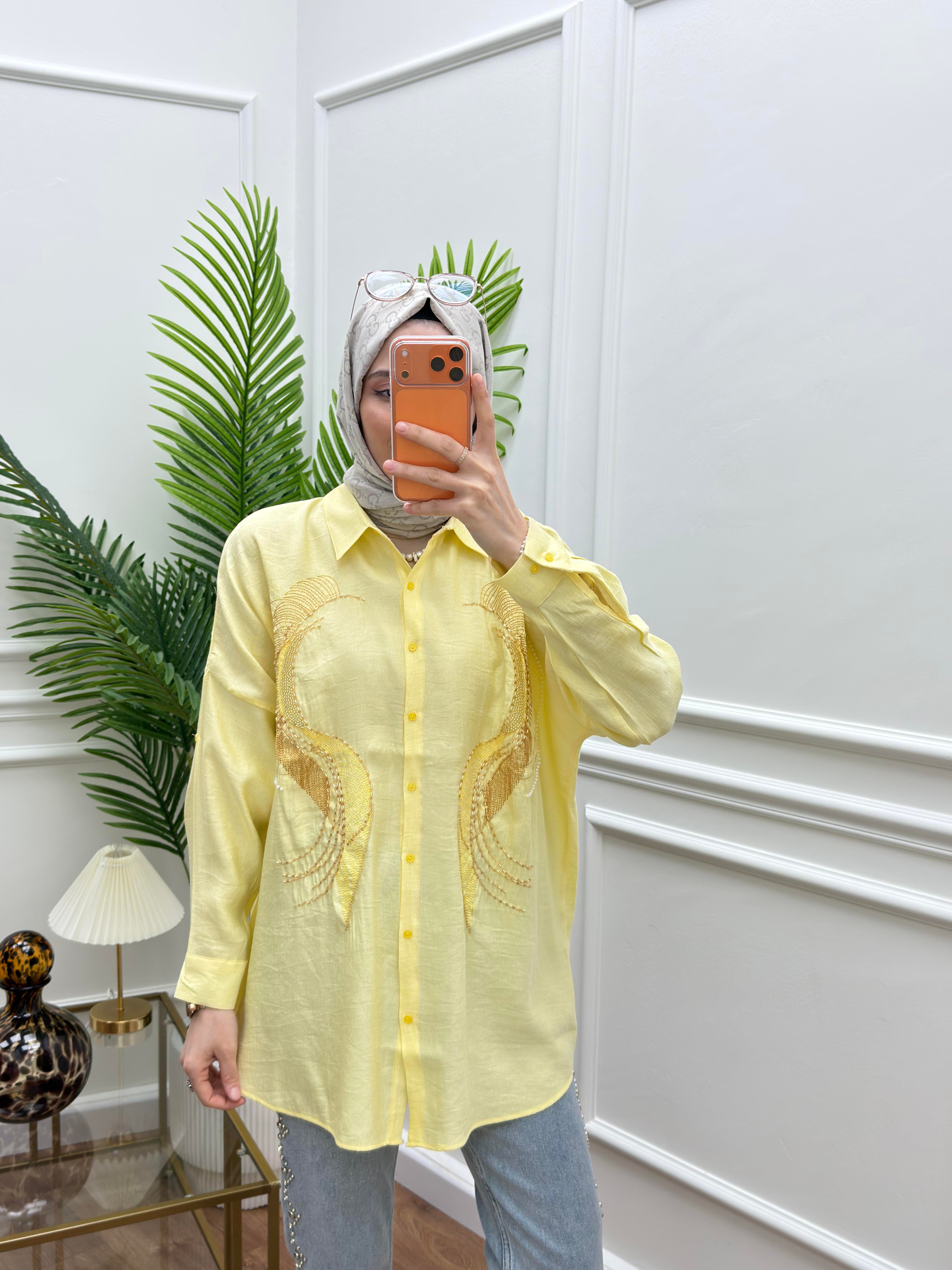 Bali Gömlek Sarı