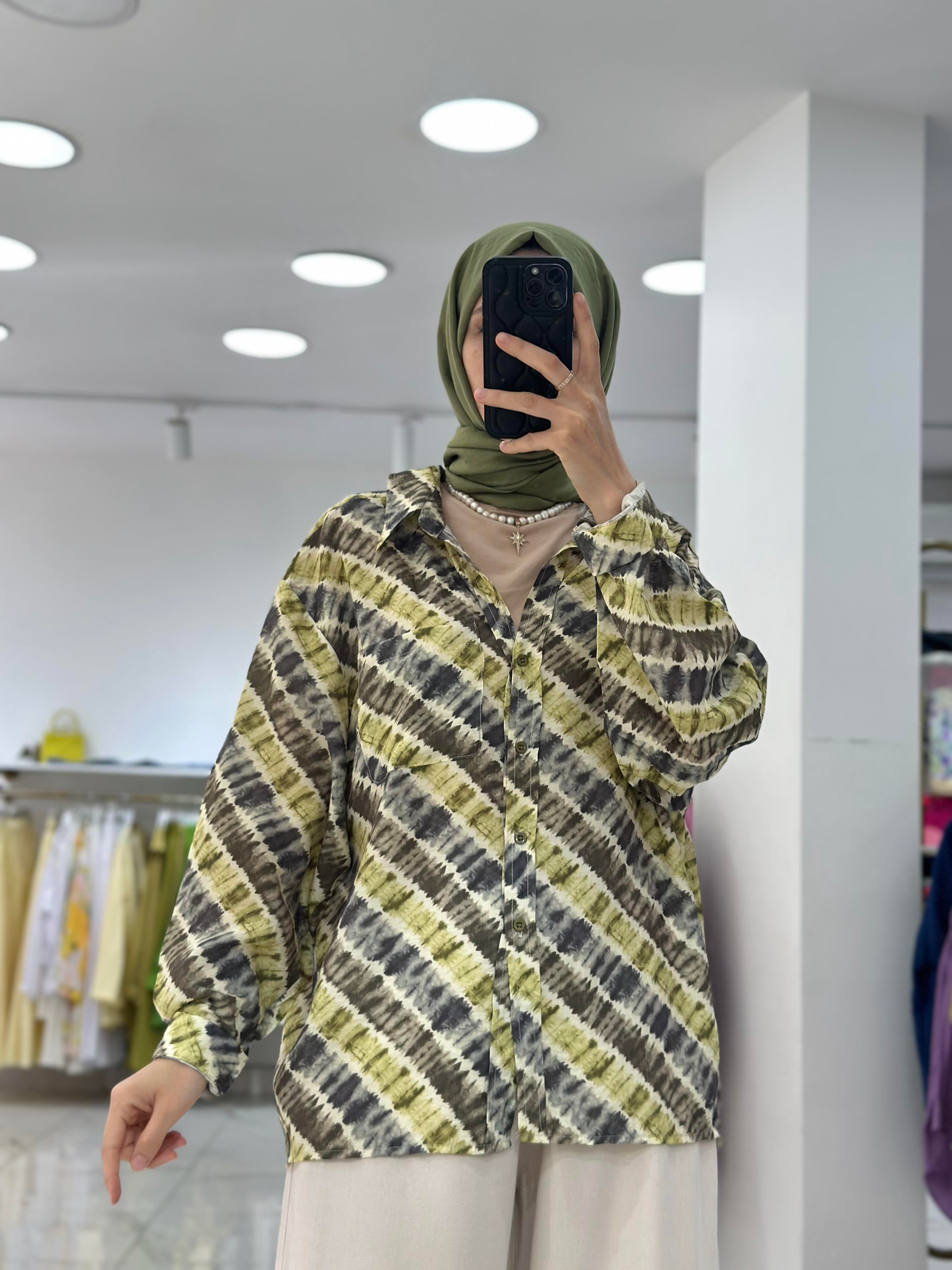 Batik Gömlek Yeşil