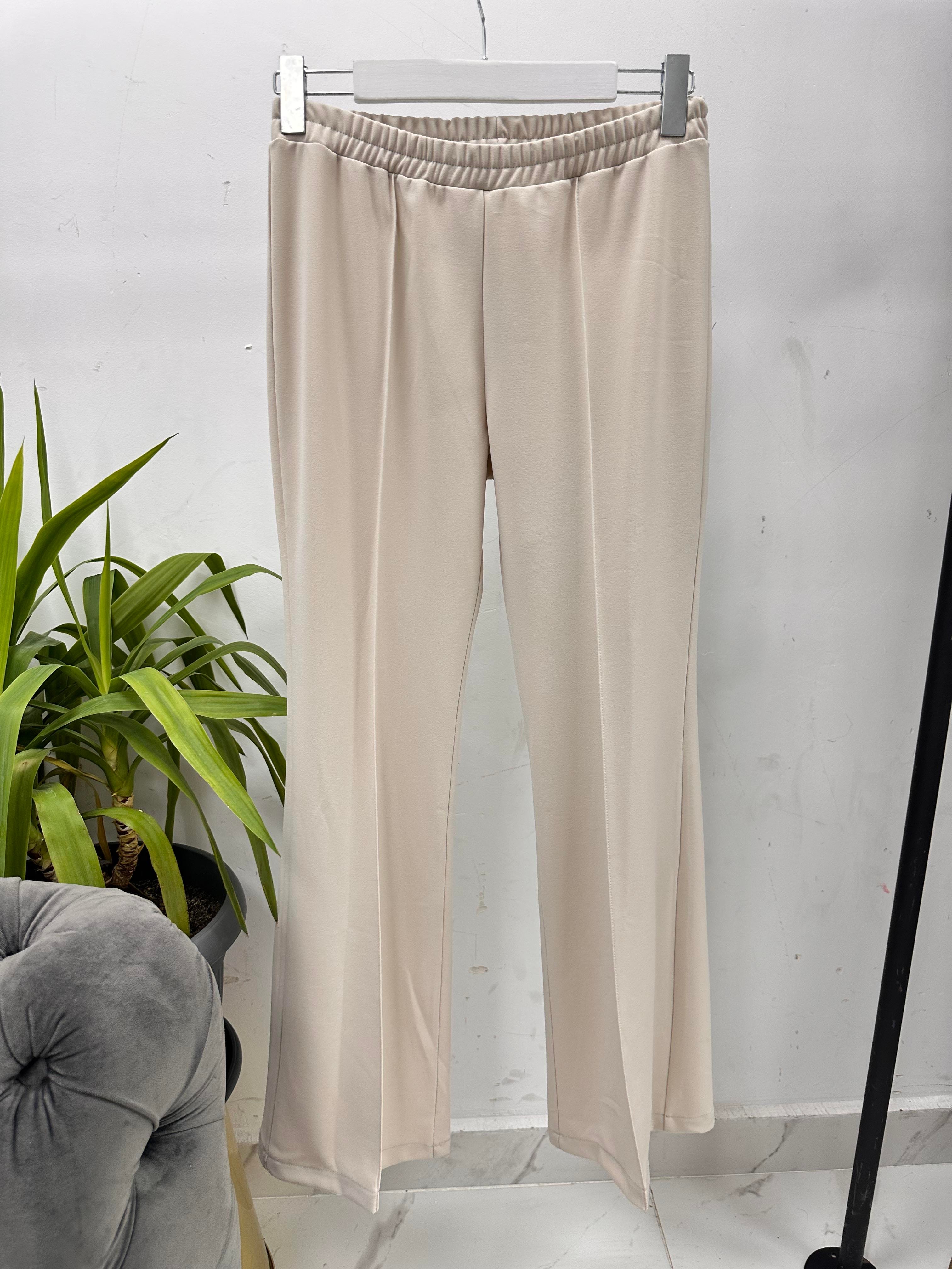 İspanyol Pantolon Krem