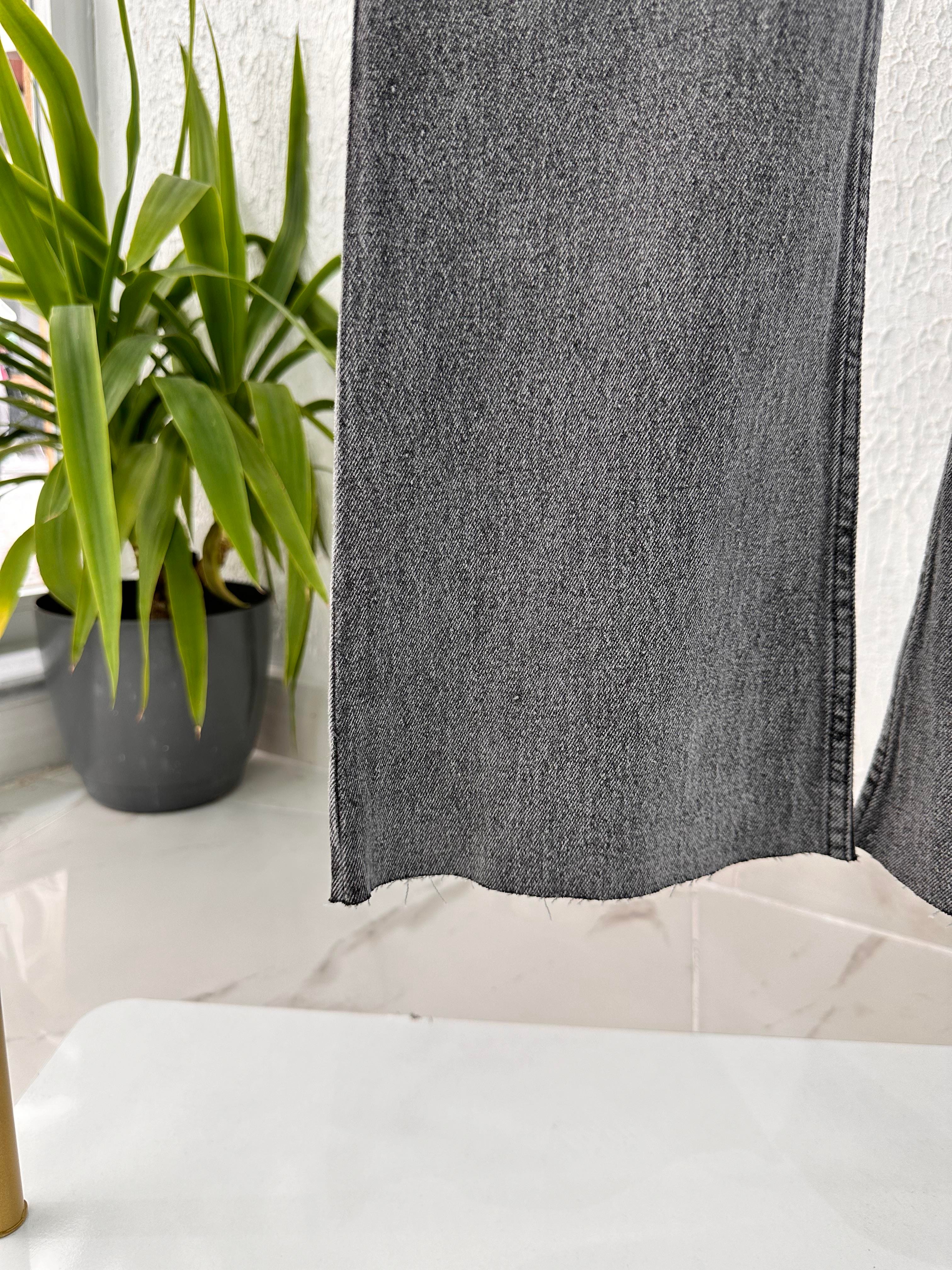 Kesik Paça Kot Antrasit