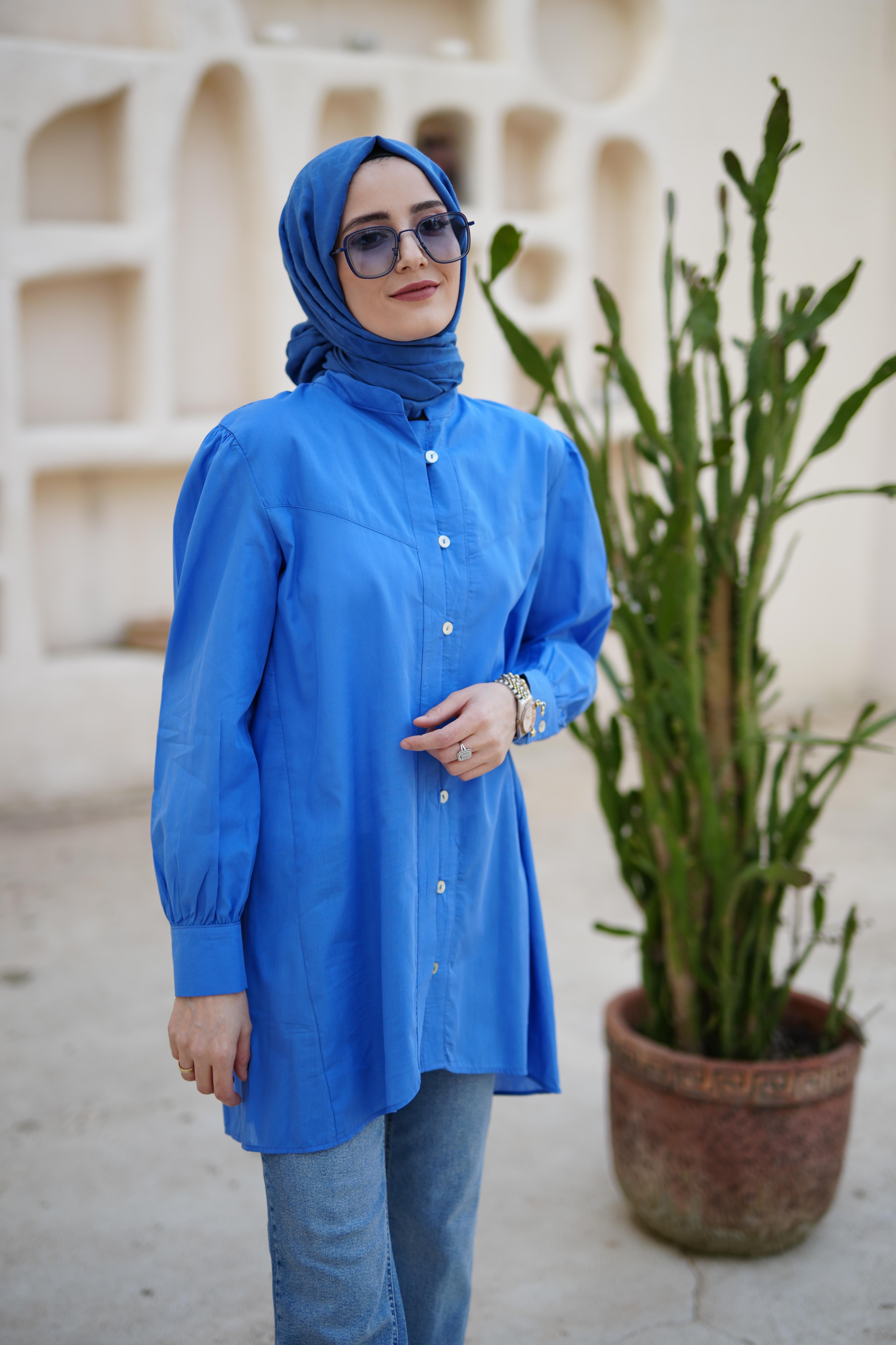 Massimo Gömlek Okyanus Mavi