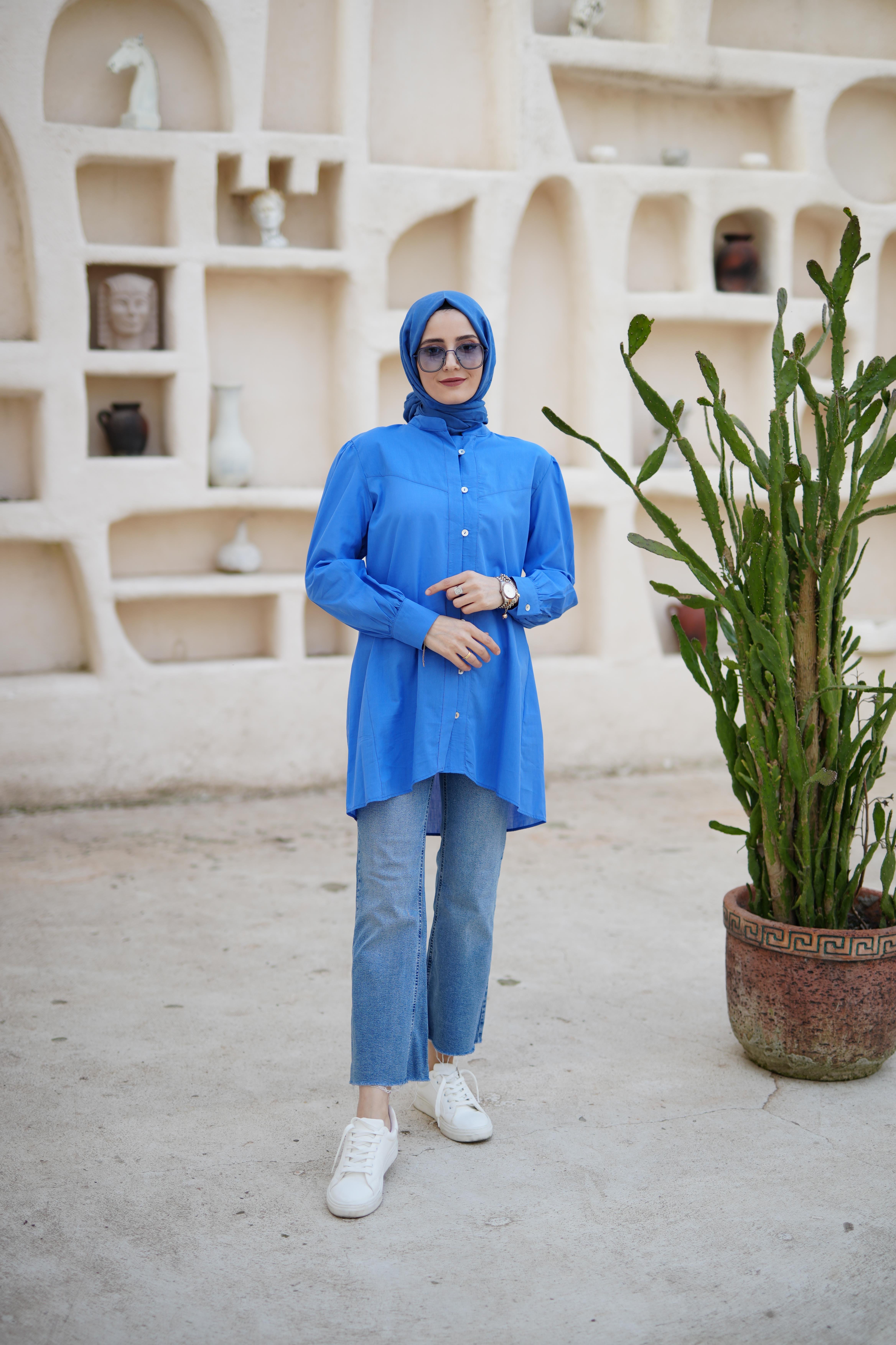 Massimo Gömlek Okyanus Mavi