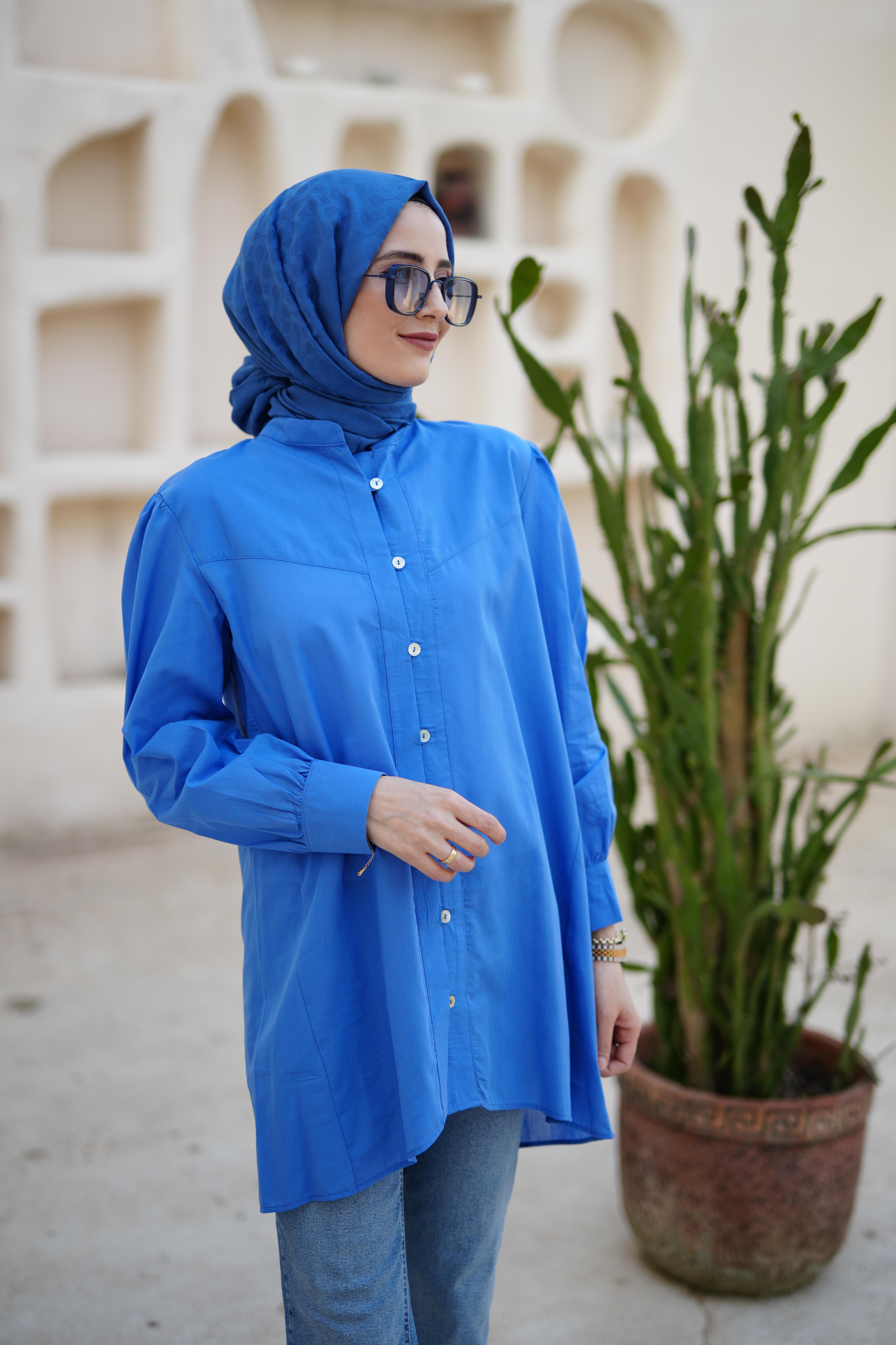 Massimo Gömlek Okyanus Mavi