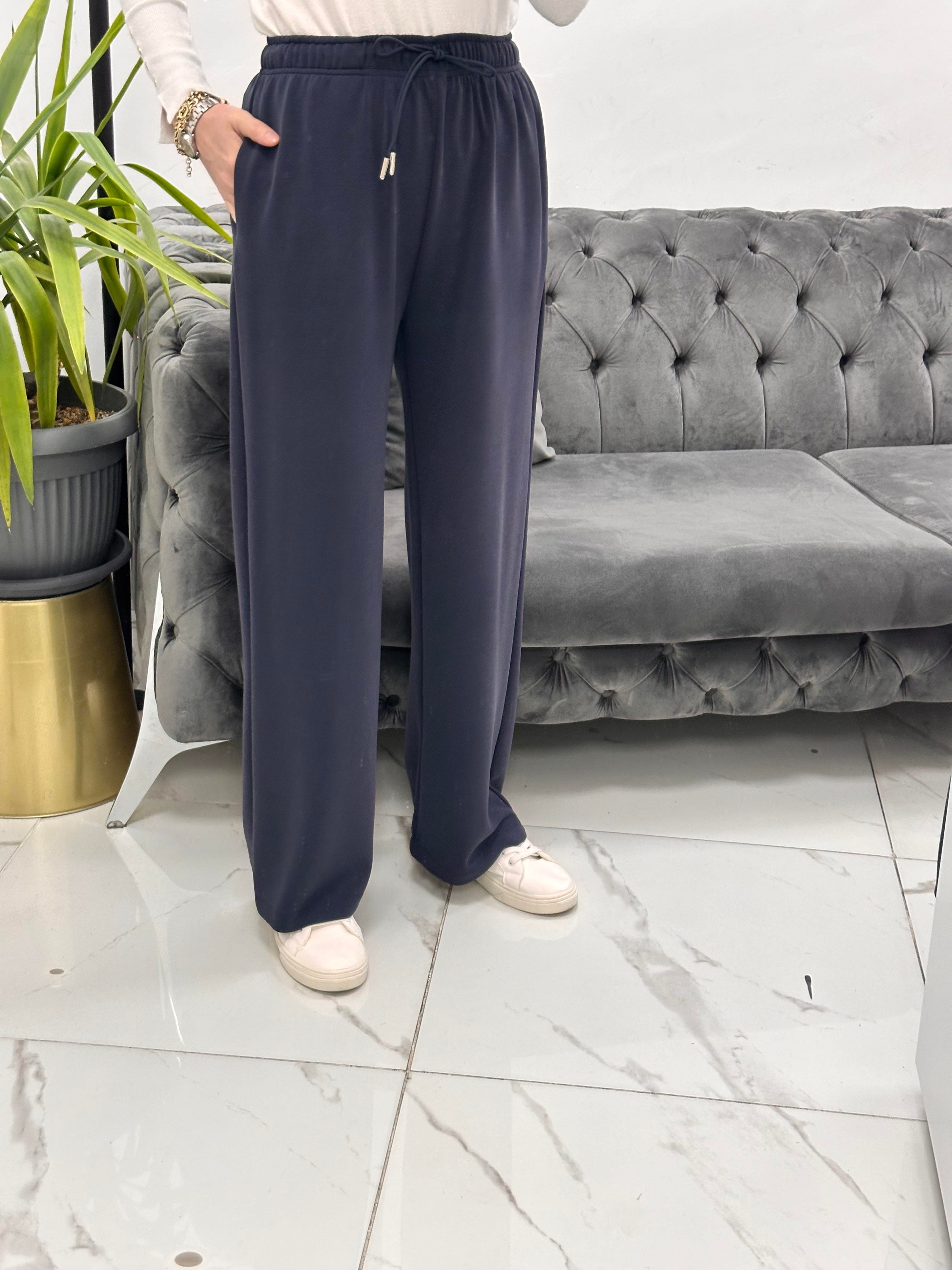 Modal Bol Pantolon Lacivert