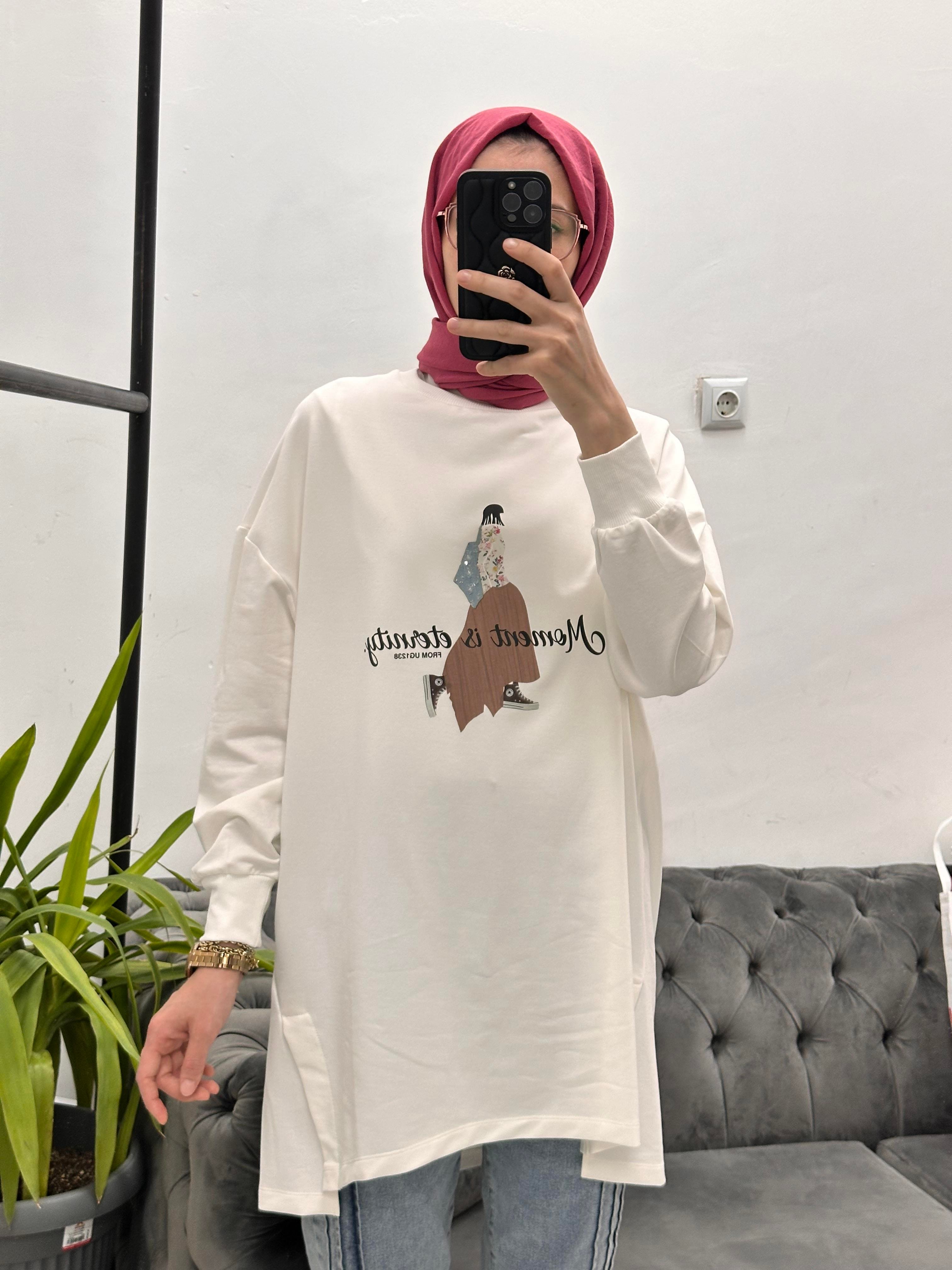 Oversize Ekru Sweat