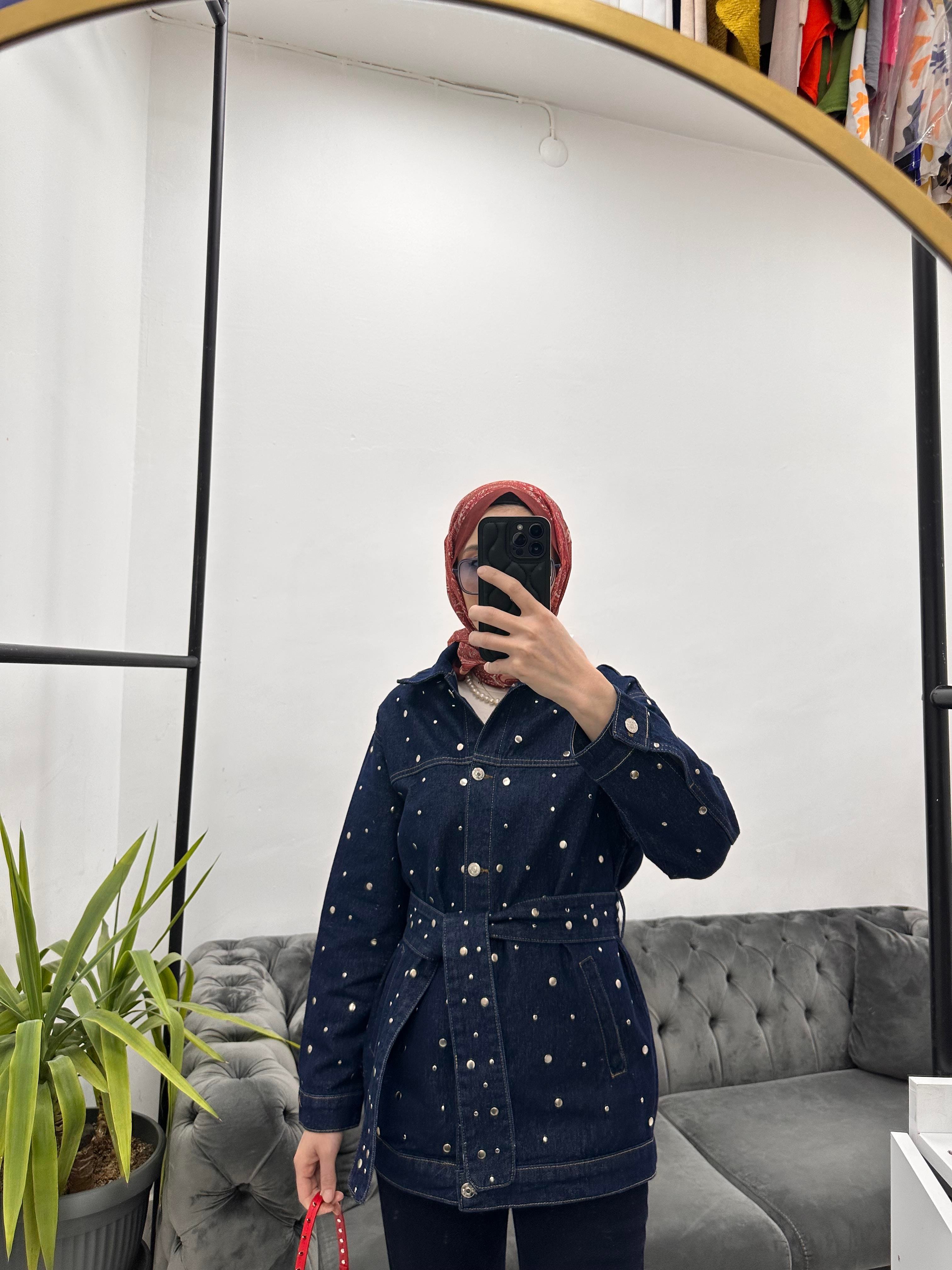 Rins Denim Koyu Ceket