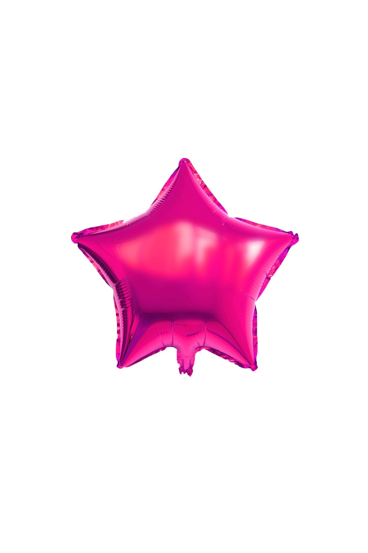 Fuşya Yıldız Büyük Folyo Balon 60cmPartistPSPST877