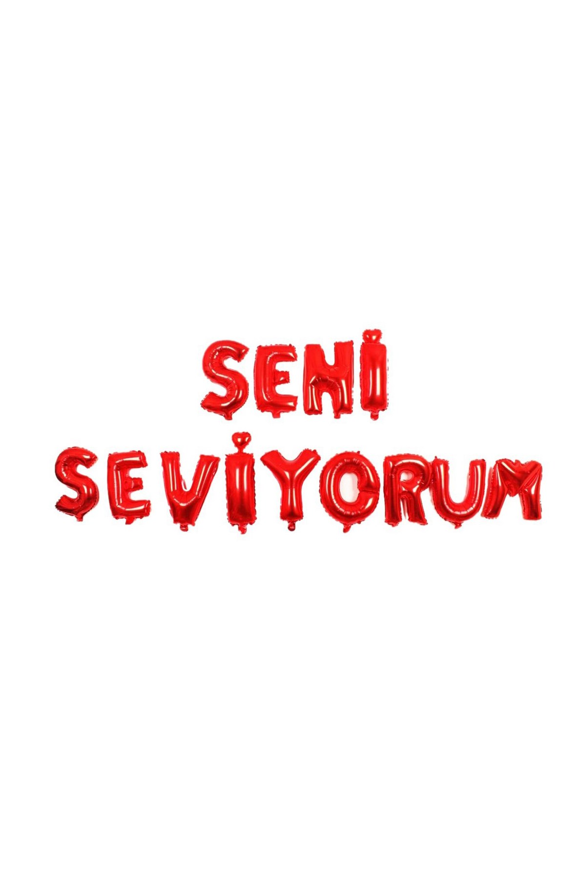 Seni Seviyorum Folyo Balon Set Kırmızı 40cmPartistPSPST779