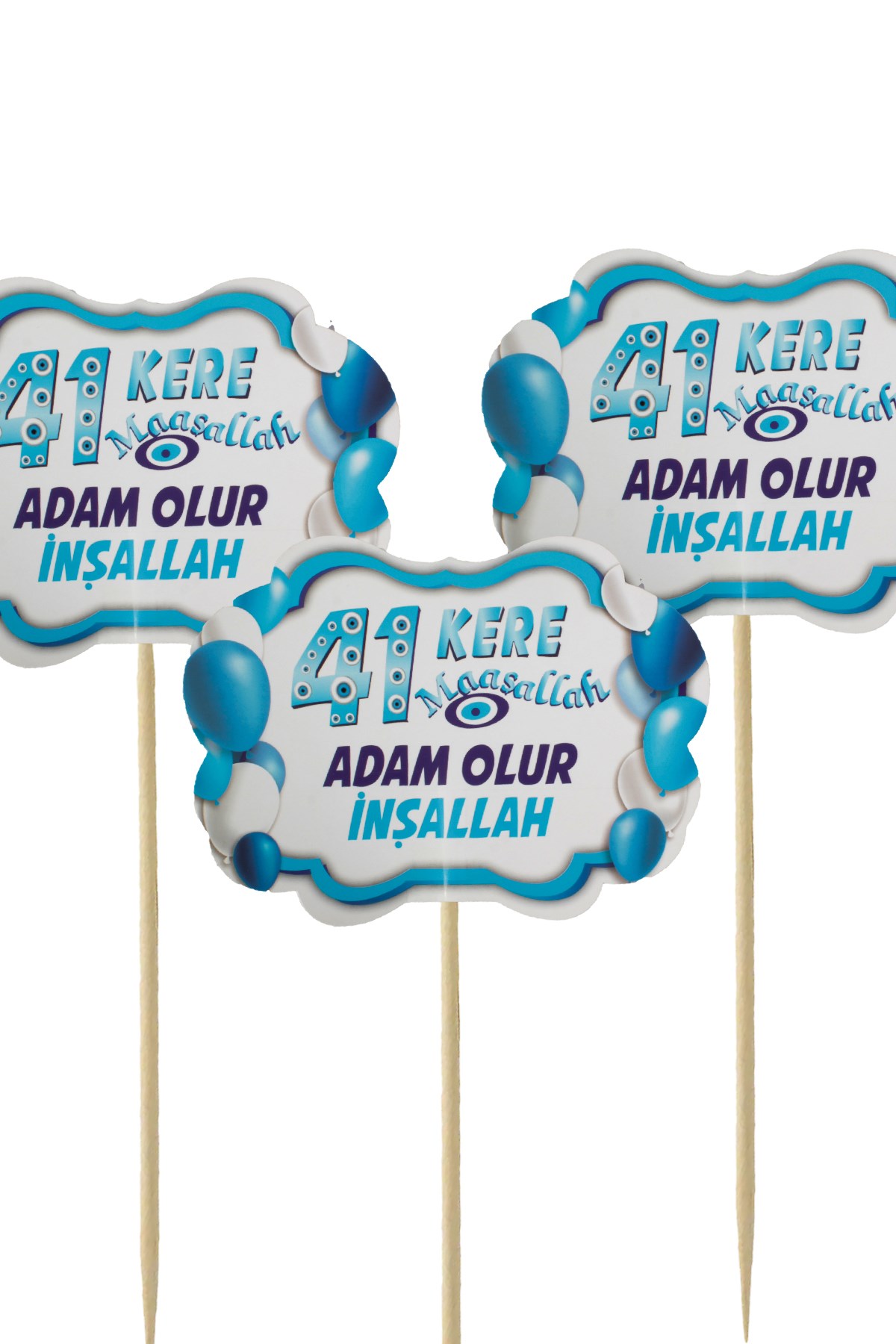41 Kere Maşallah Yazılı Konuşma BalonuPartistST4036