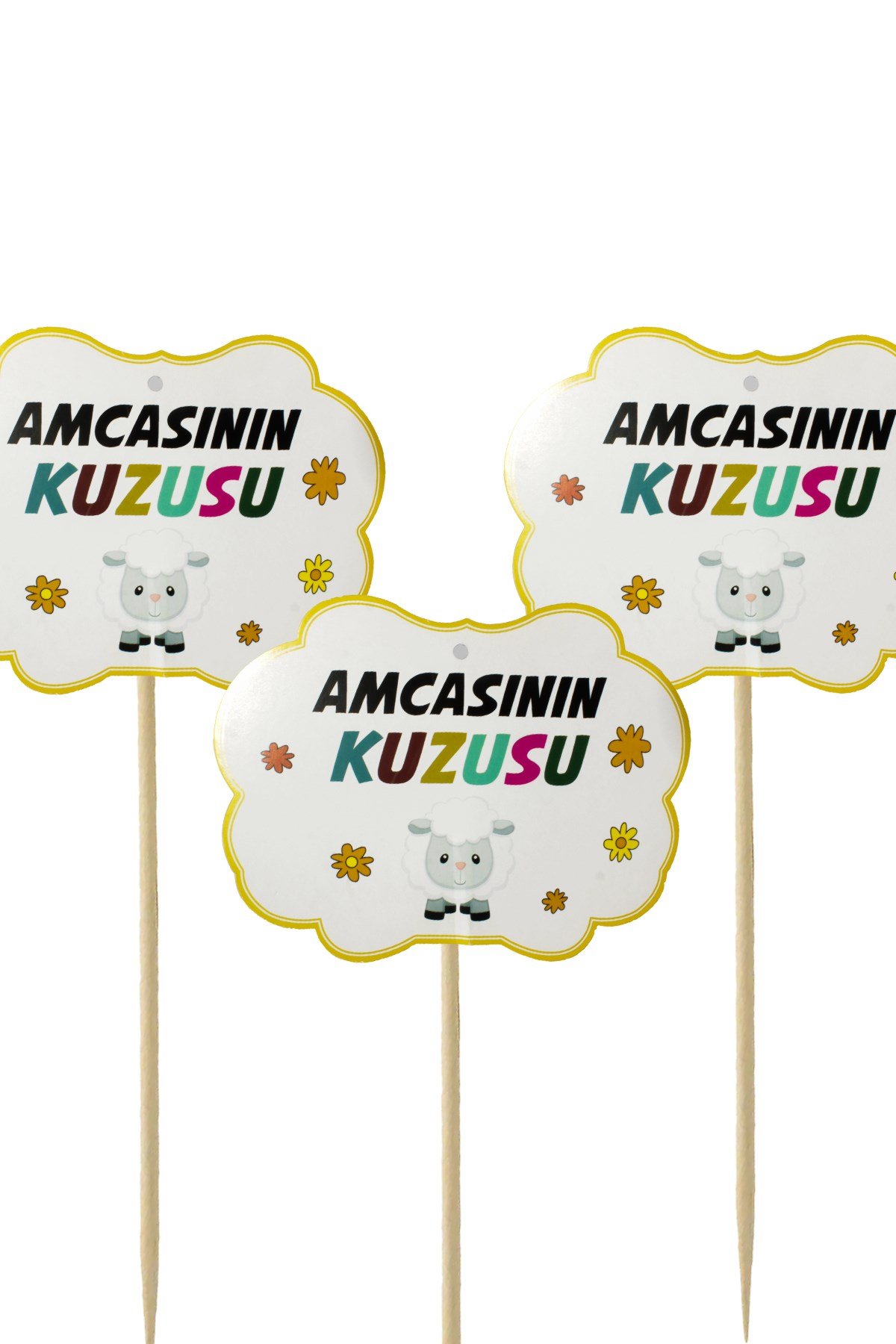 Amcasının Kuzusu Yazılı Konuşma BalonuPartistST4011