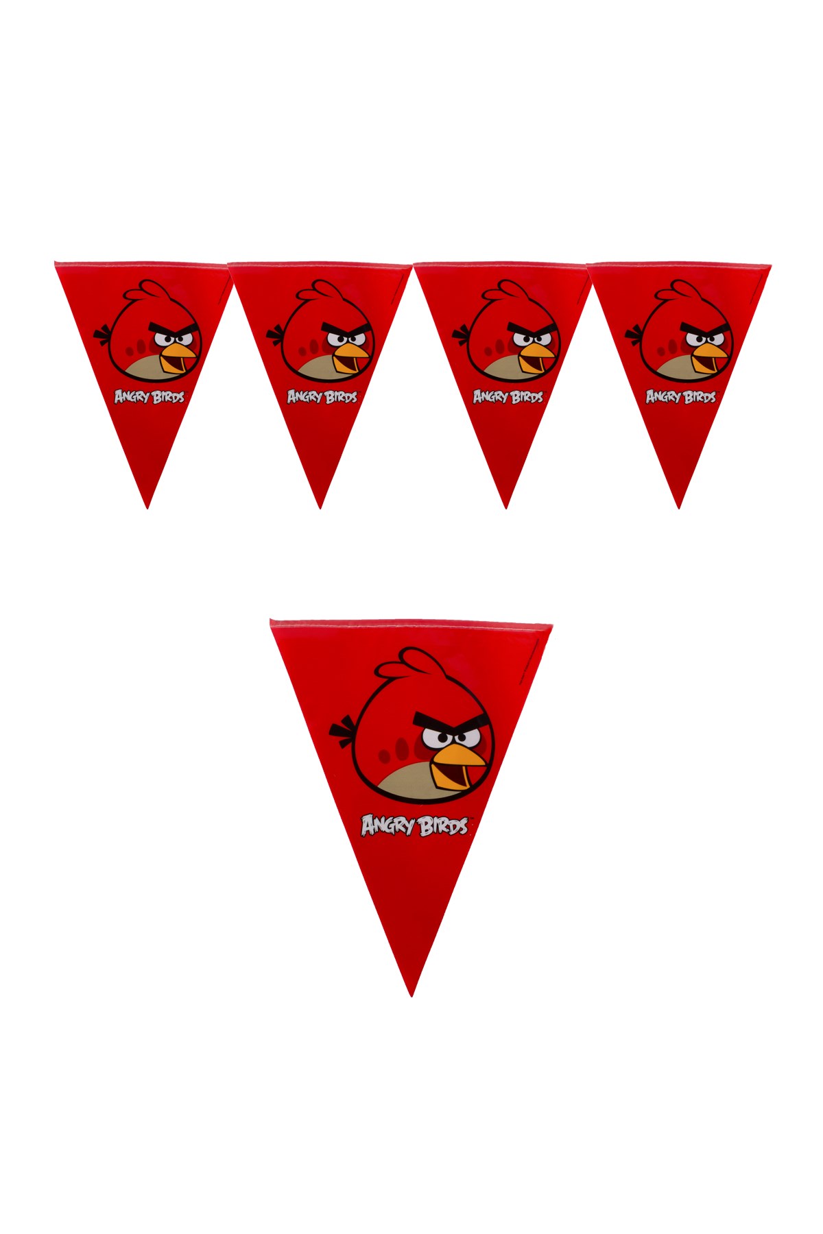Angry Birds Lisanslı Üçgen Flama 360cmPartistST1800