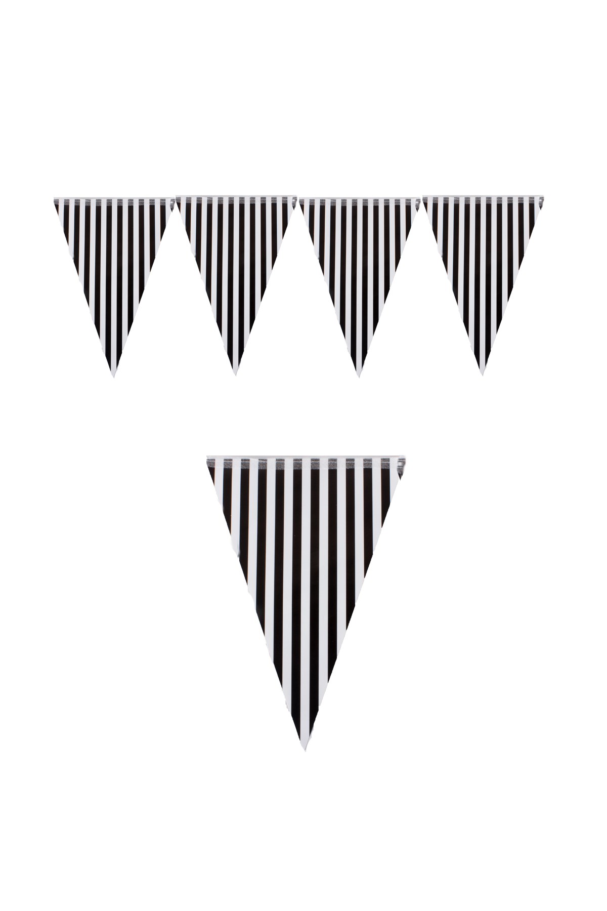 Beşiktaş Temalı Üçgen Flama 200cmPartistST1858