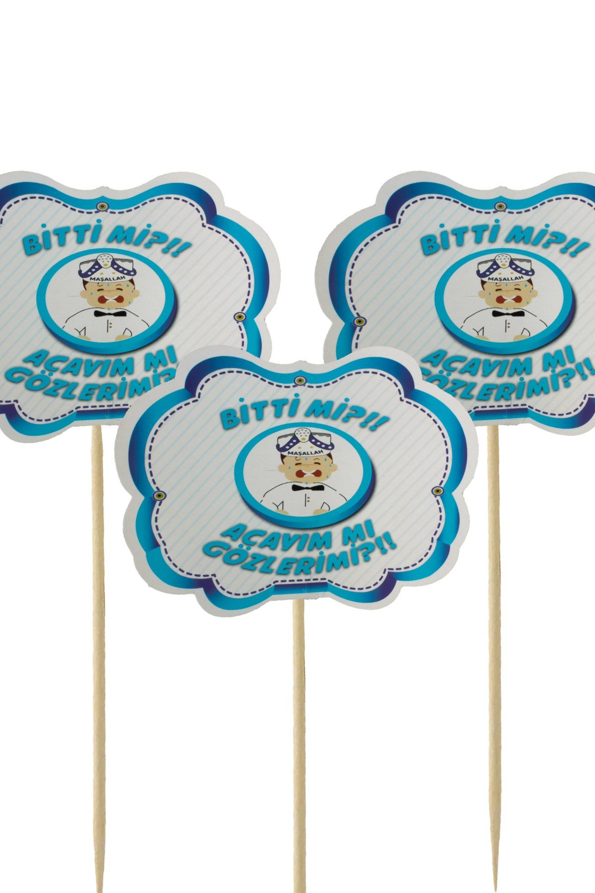 Bitti Mi ? Yazılı Konuşma BalonuPartistST4035