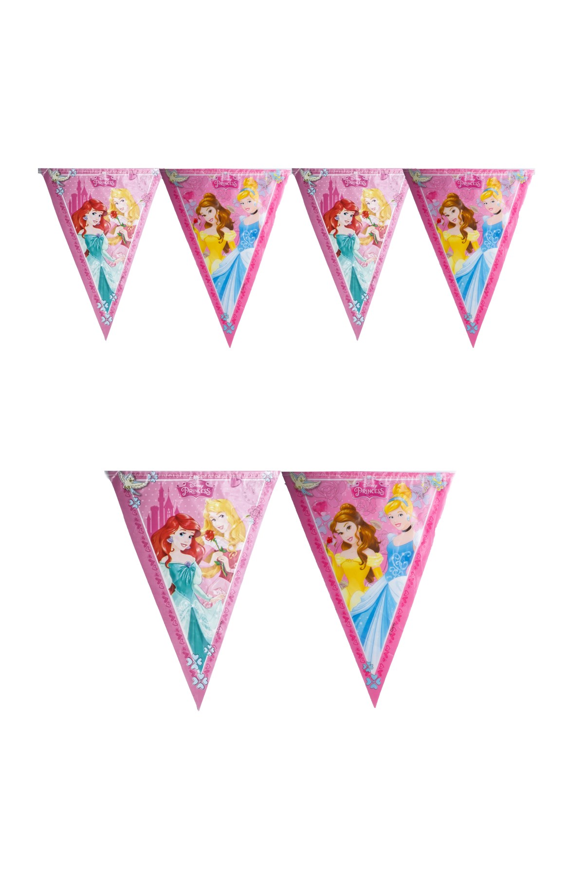 Disney Prensesler Lisanslı Üçgen Flama 230cmPartistST1814