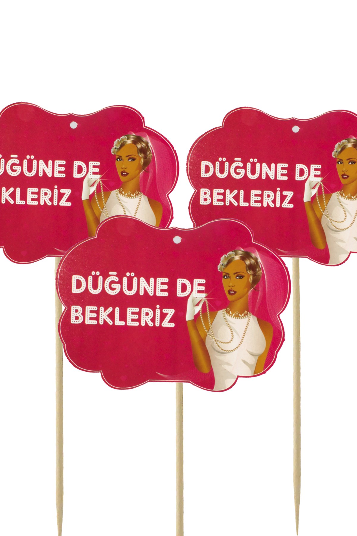 Düğüne De Bekleriz Yazılı Konuşma BalonuPartistST4018
