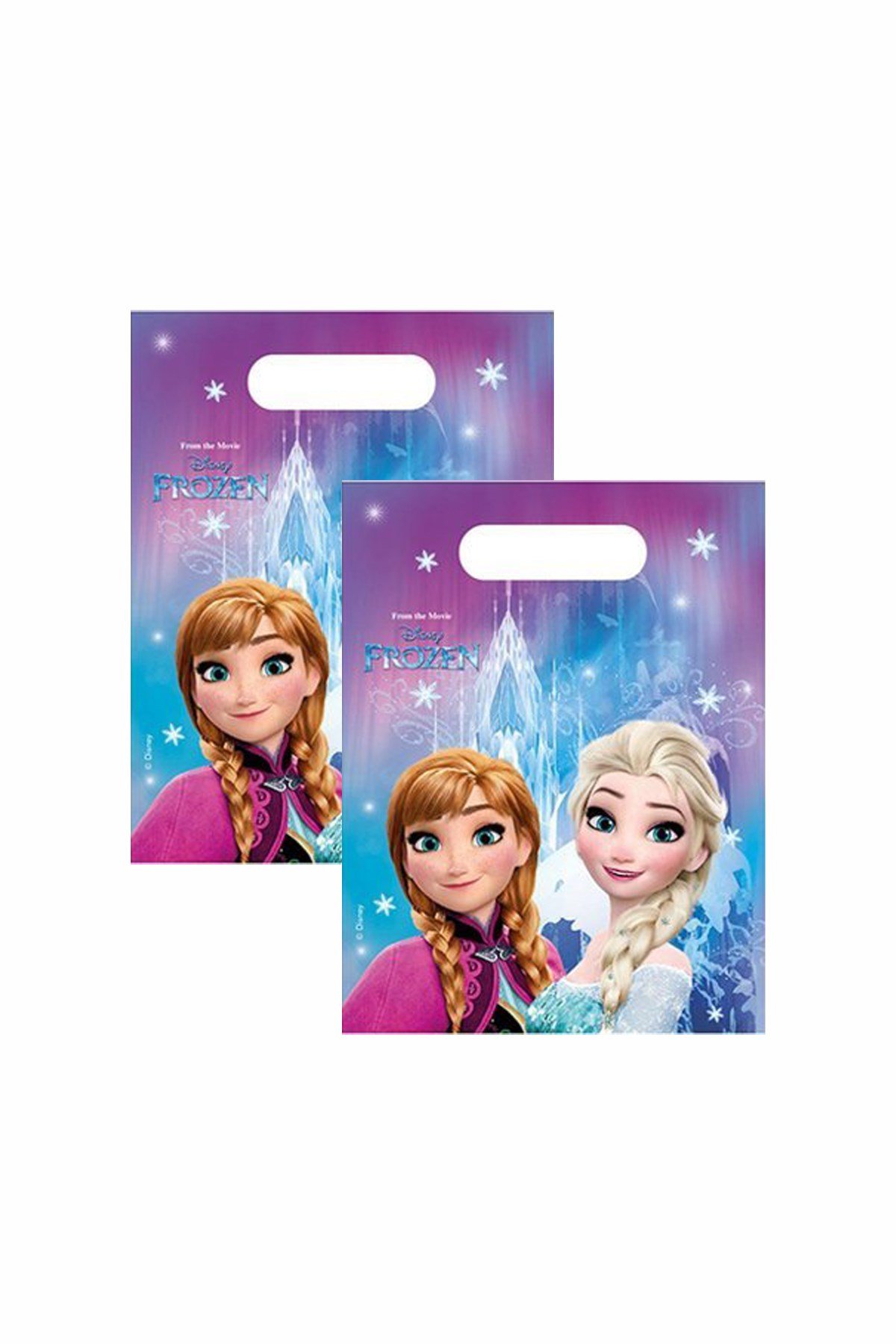 Frozen Elsa Lisanslı Plastik Çanta 6'lı 17*23 CmPartistST4195