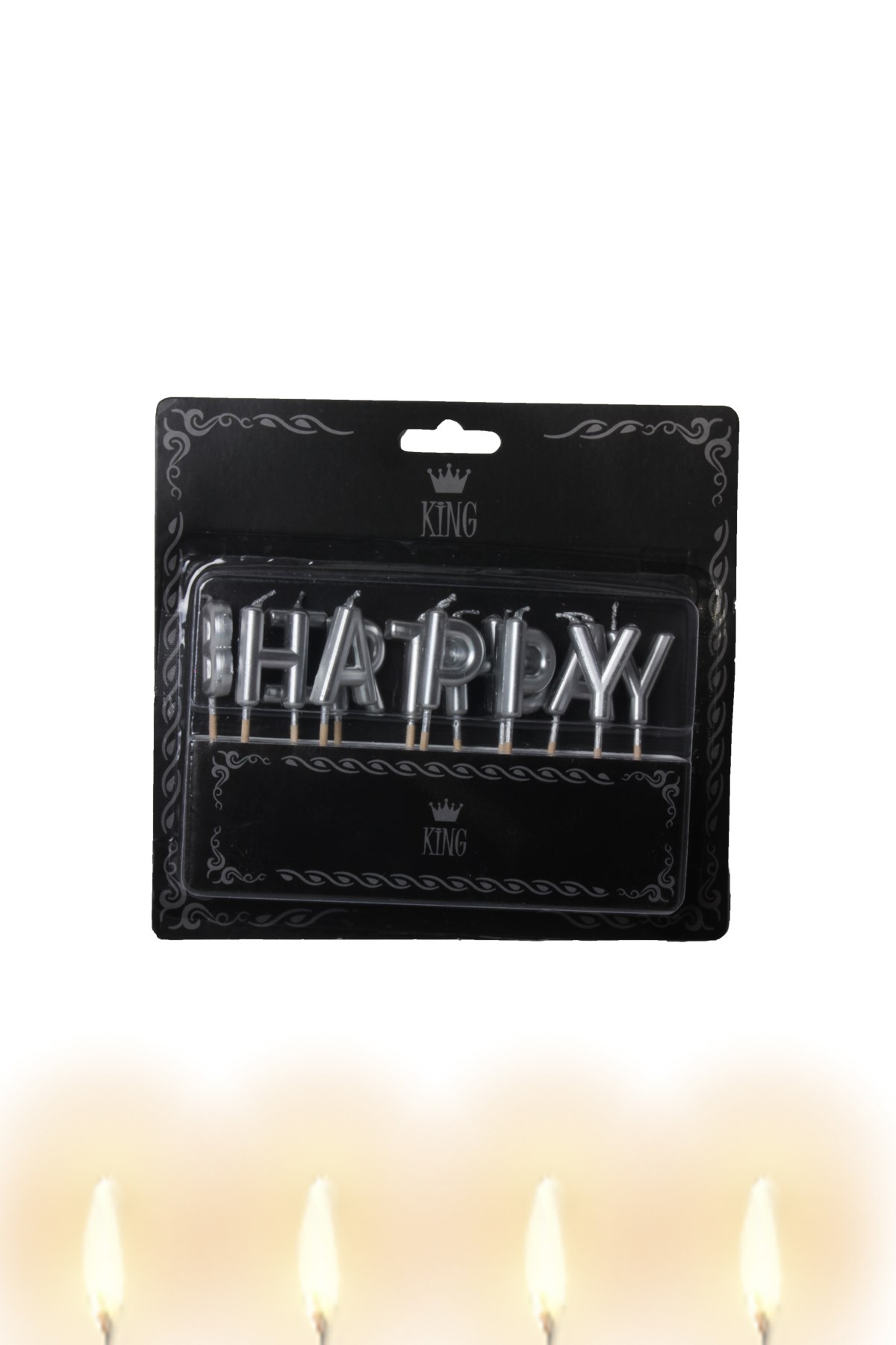 Happy Birthday Pasta Mumu Gümüş HarfPartistST3019