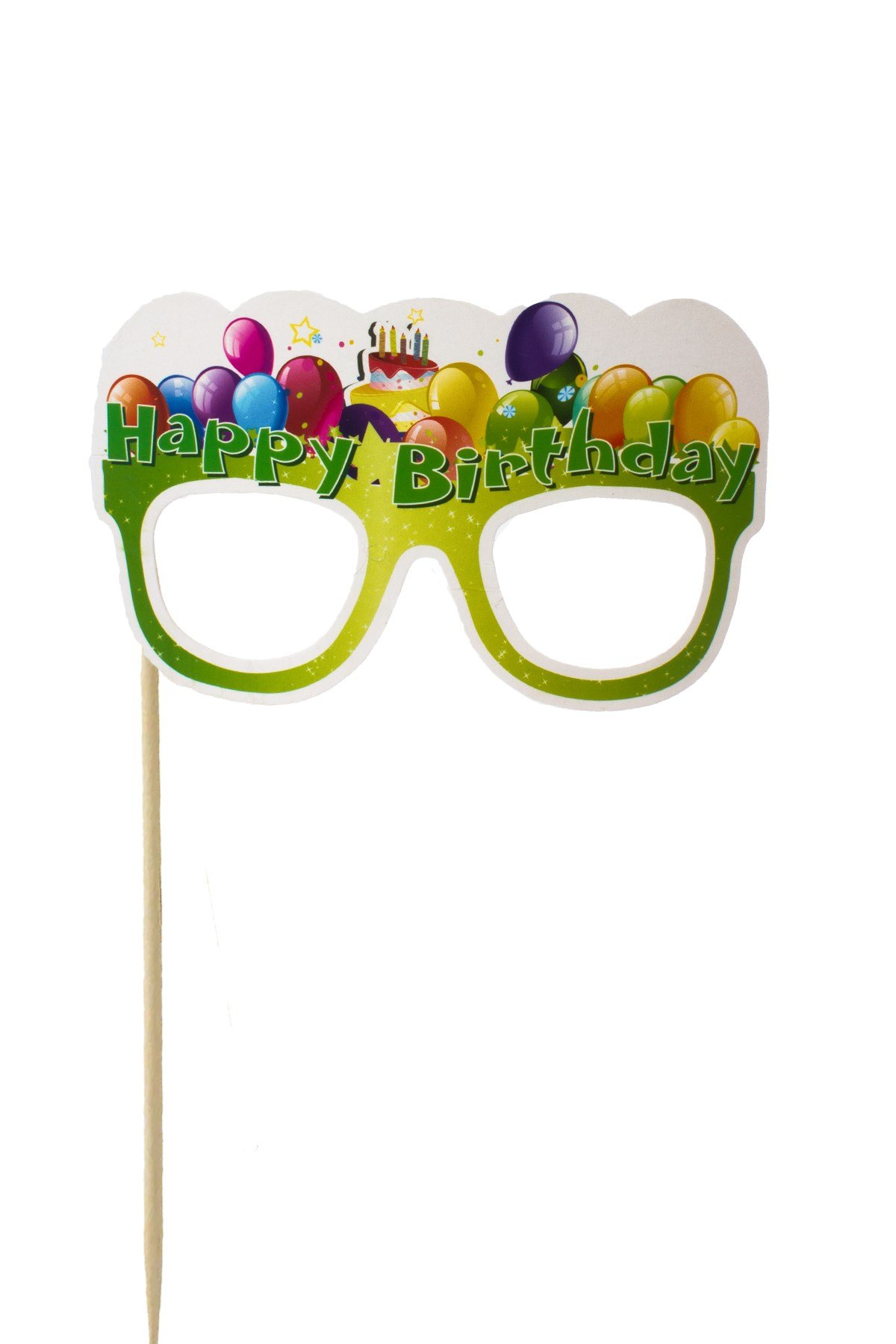 Happy Birthday Yazılı Gözlük Konuşma Balonu RenkliPartistST4064