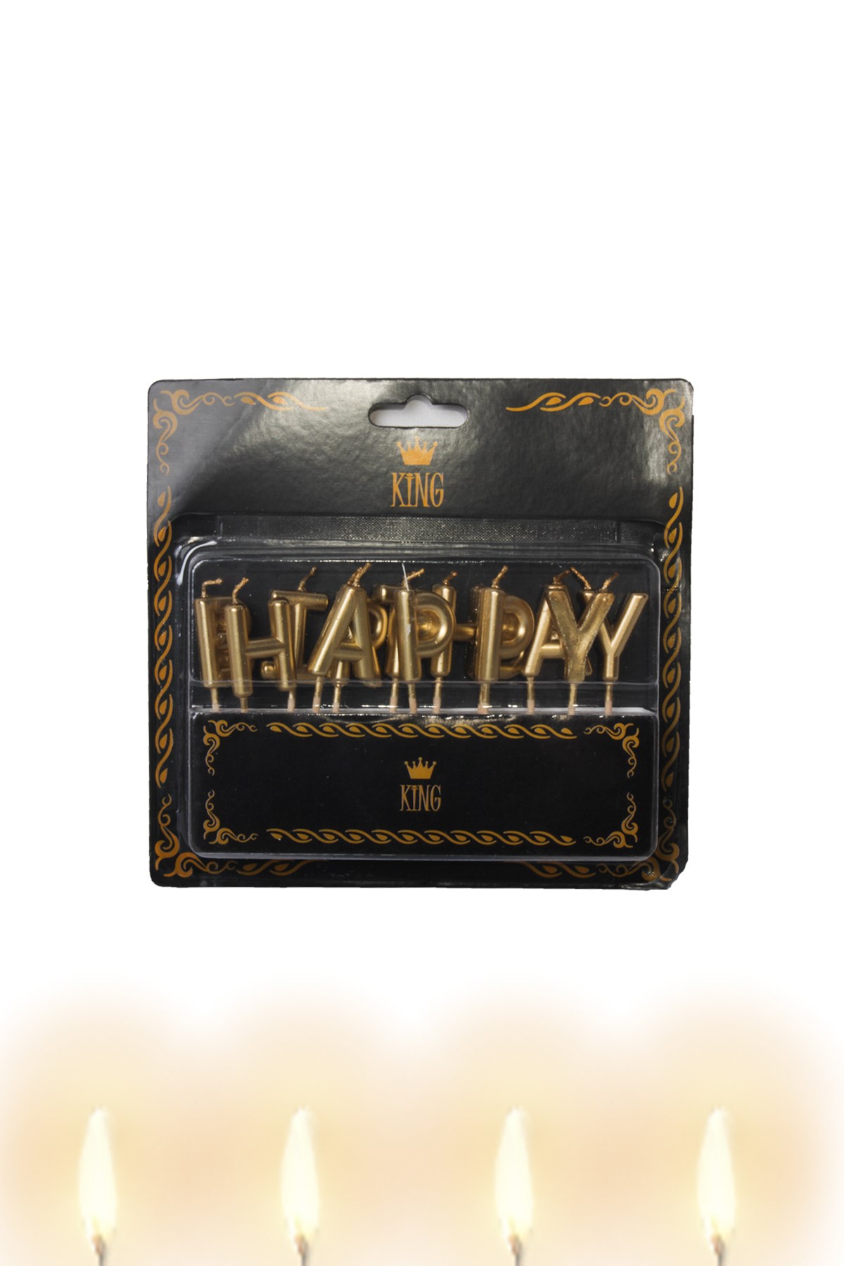 Happy Birthday Pasta Mumu Gold HarfPartistST3018