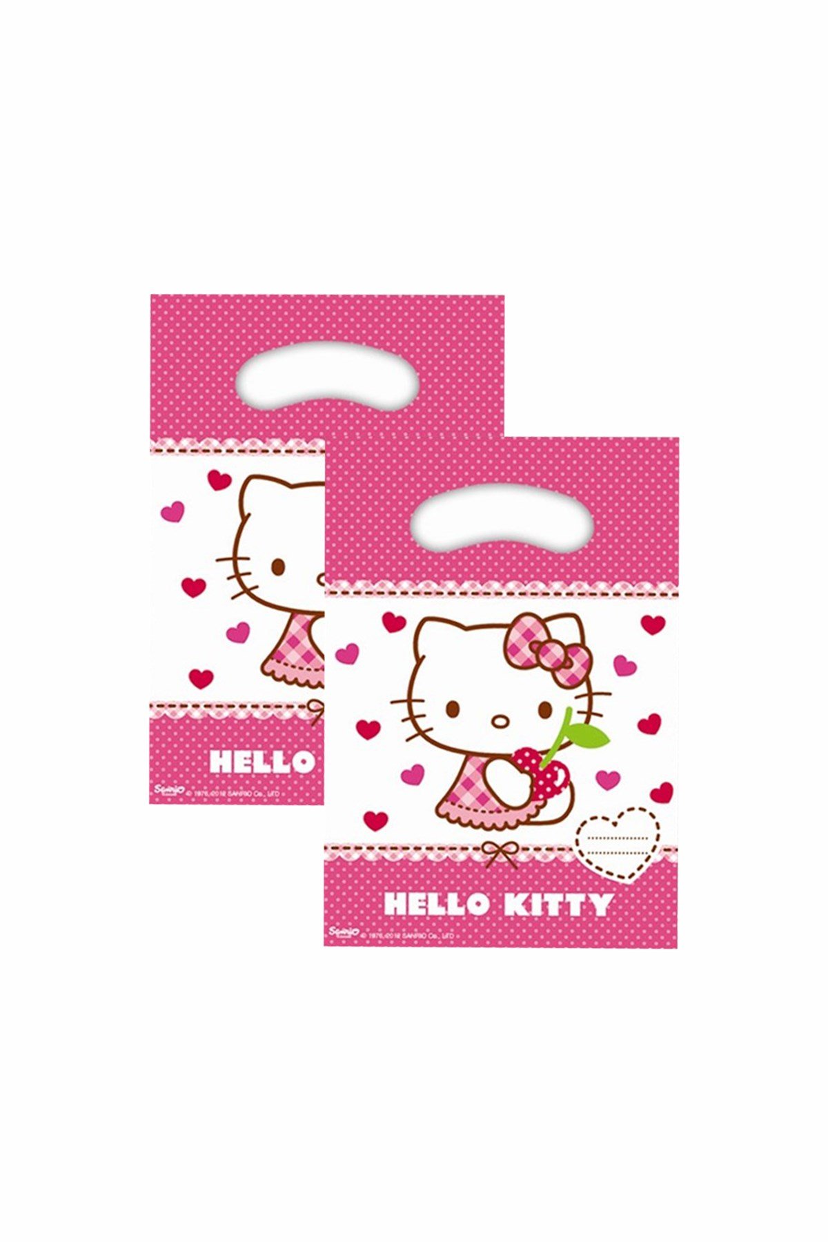 Hello Kitty Lisanslı Plastik Çanta 6'lı 17*23 CmPartistST4193