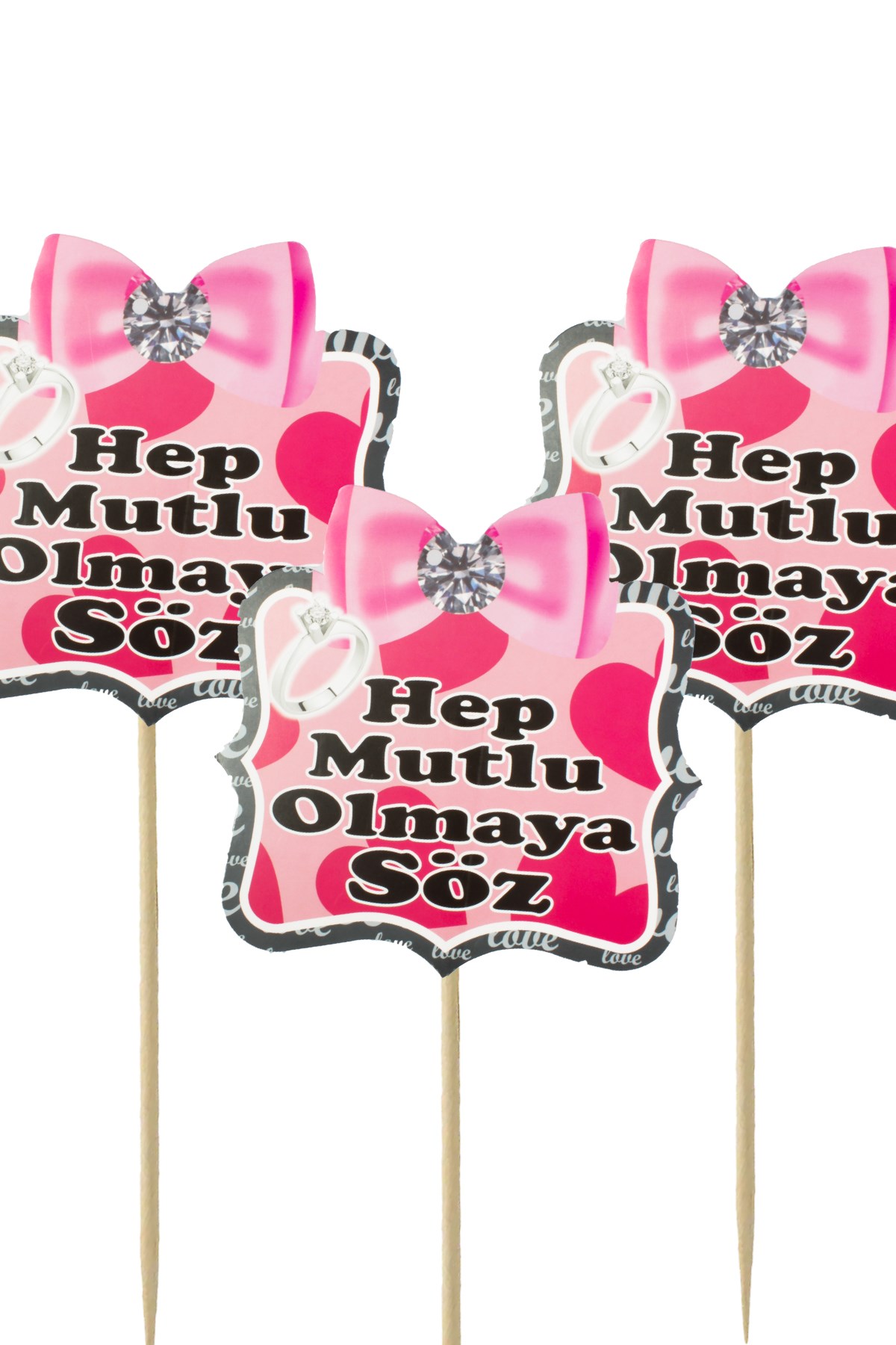 Hep Mutlu Olmaya Söz Yazılı Konuşma BalonuPartistST4025