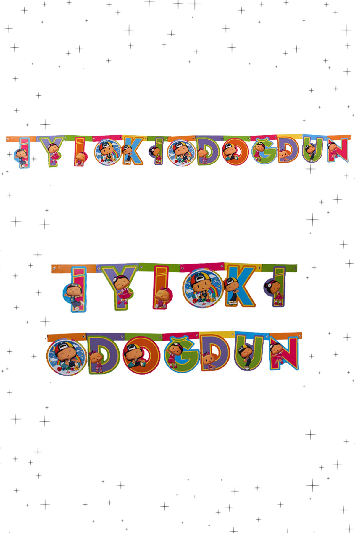 İyi Ki Doğdun Pepee Lisanslı Zigzag Banner 200cmPartistST1781