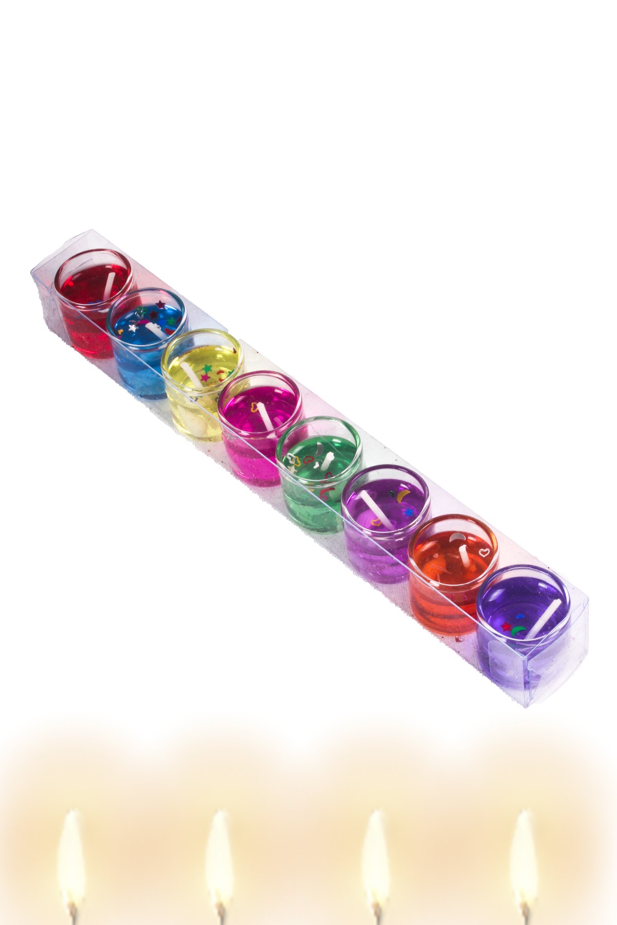 Jel Mum Rengarenk 3*3cm 8'liPartistST3053